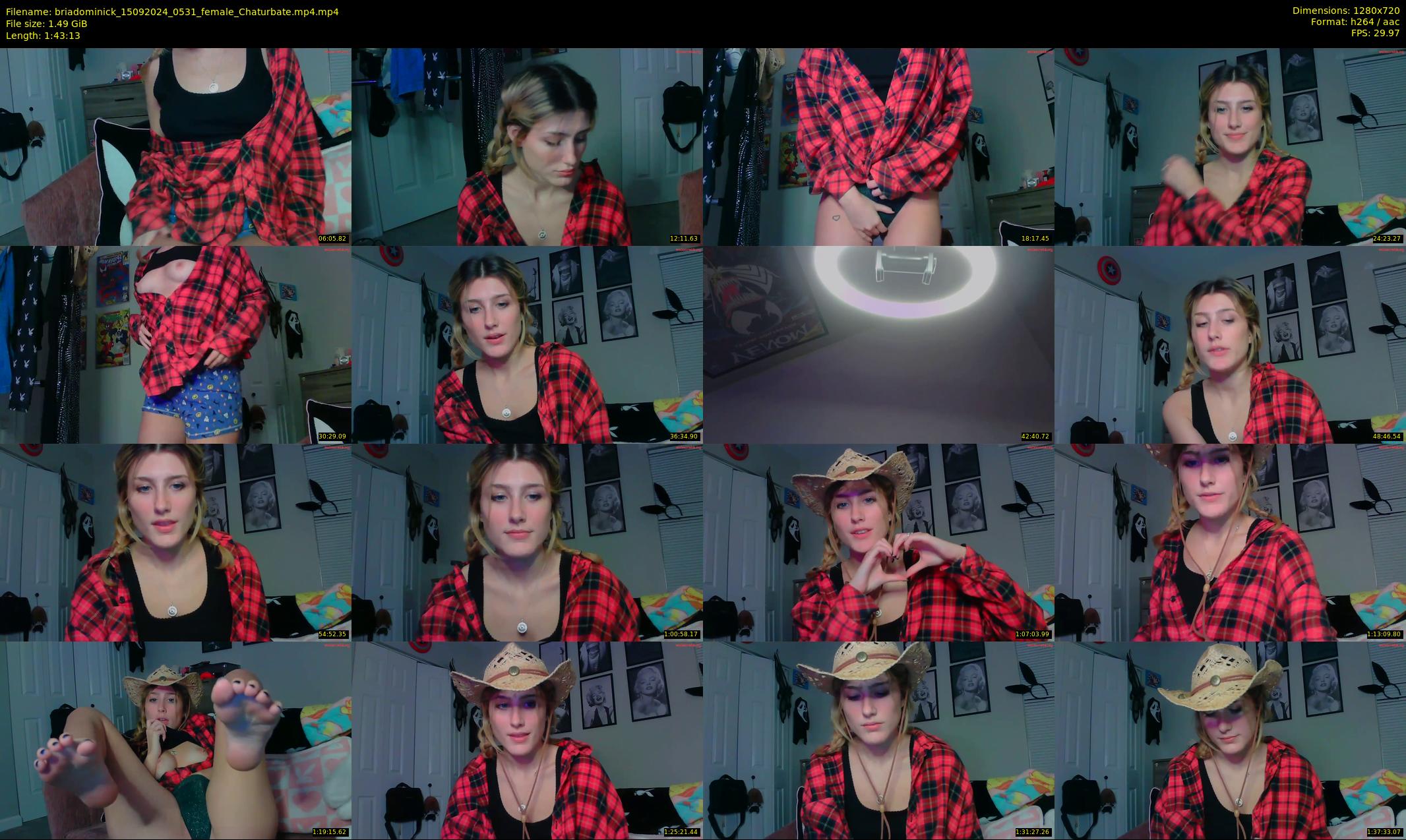 briadominick — 104 minute Chaturbate couple cam show recording, 720p, Sep 15, 2024