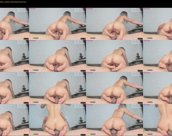 christinaa23 — 4 minute Chaturbate couple cam show recording, 720p, Sep 14, 2024