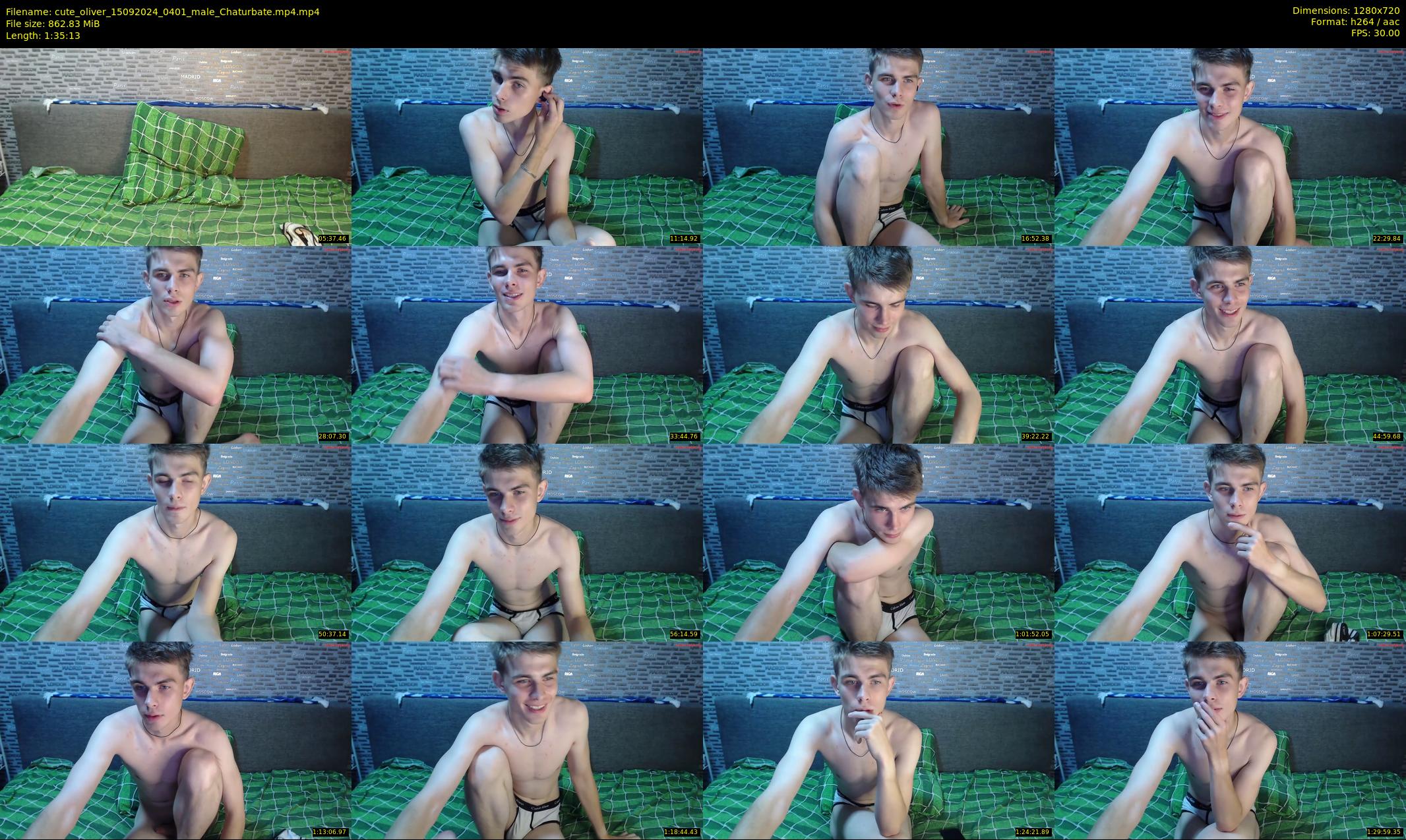 cute_oliver — 96 minute Chaturbate male cam show recording, 720p, Sep 15, 2024