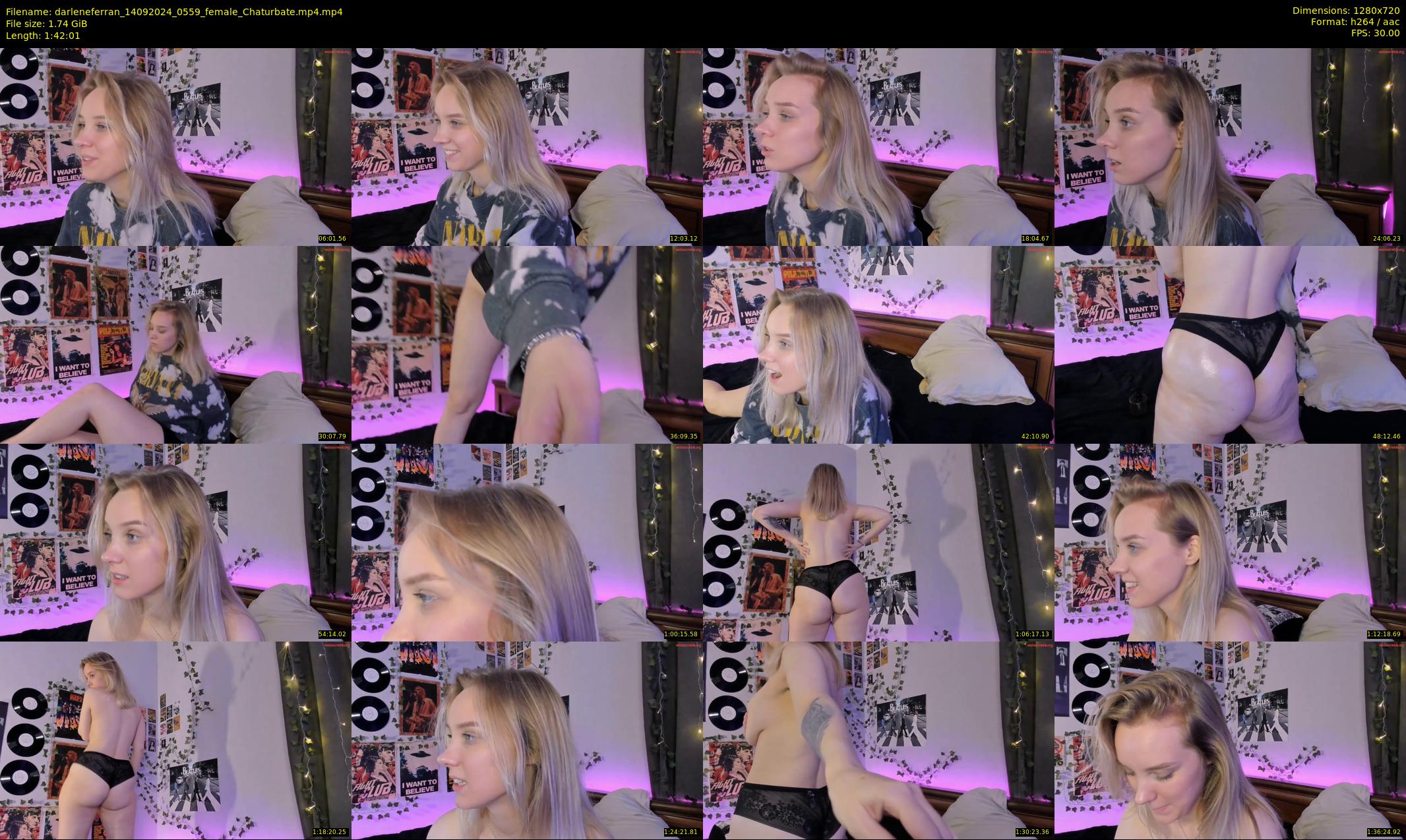 darleneferran — 103 minute Chaturbate female cam show recording, 720p, Sep 14, 2024