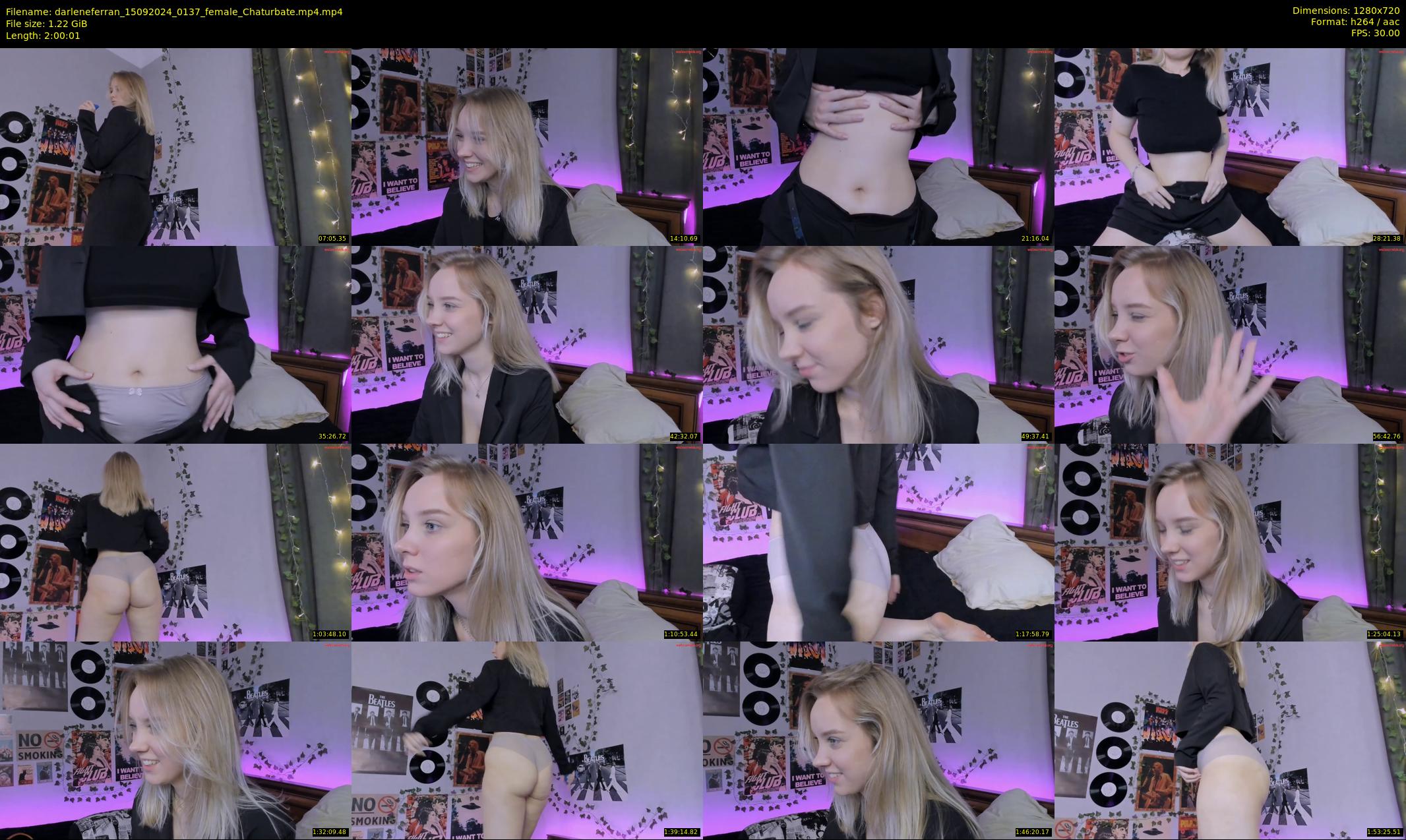 darleneferran — 121 minute Chaturbate female cam show recording, 720p, Sep 15, 2024