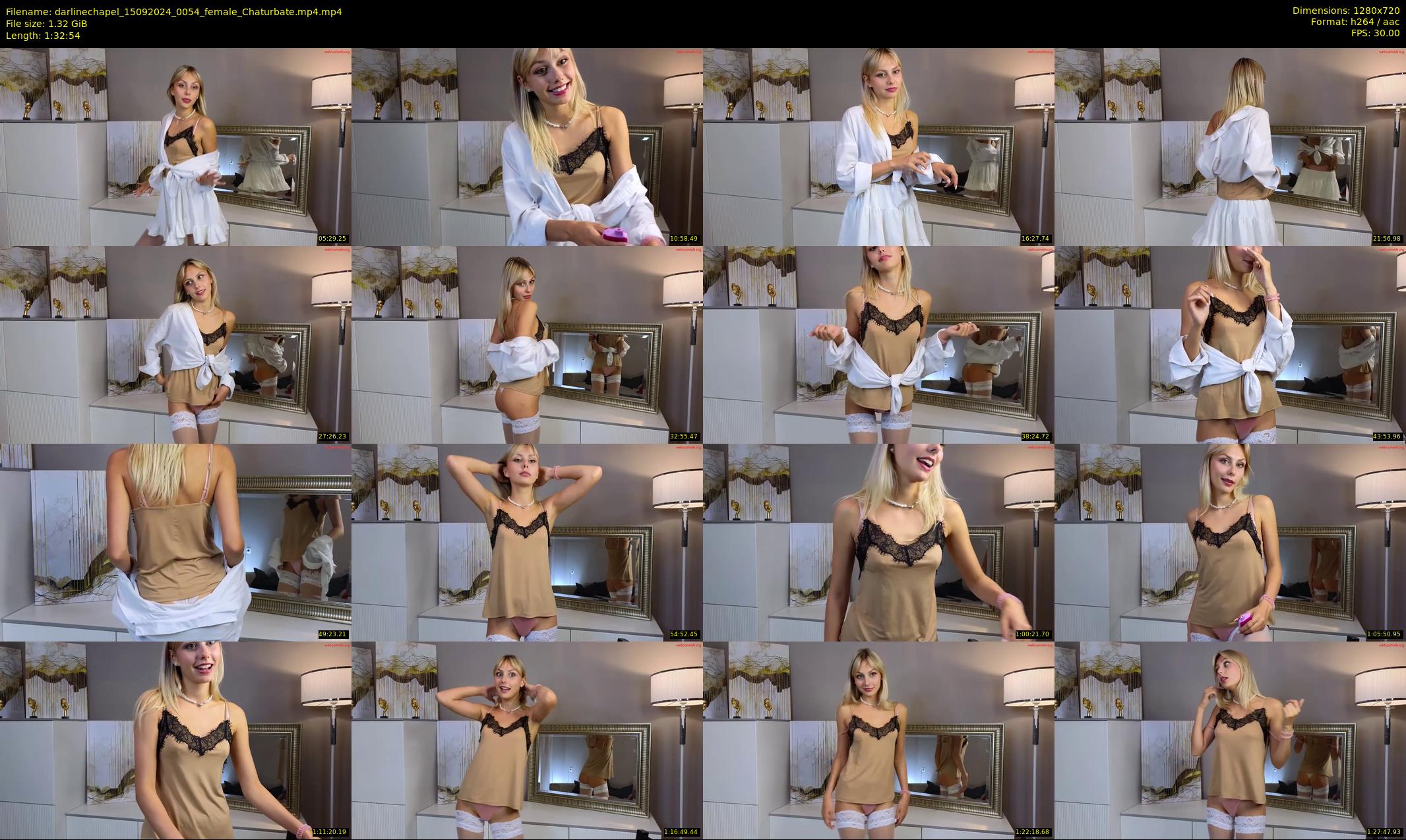 darlinechapel — 93 minute Chaturbate female cam show recording, 720p, Sep 15, 2024
