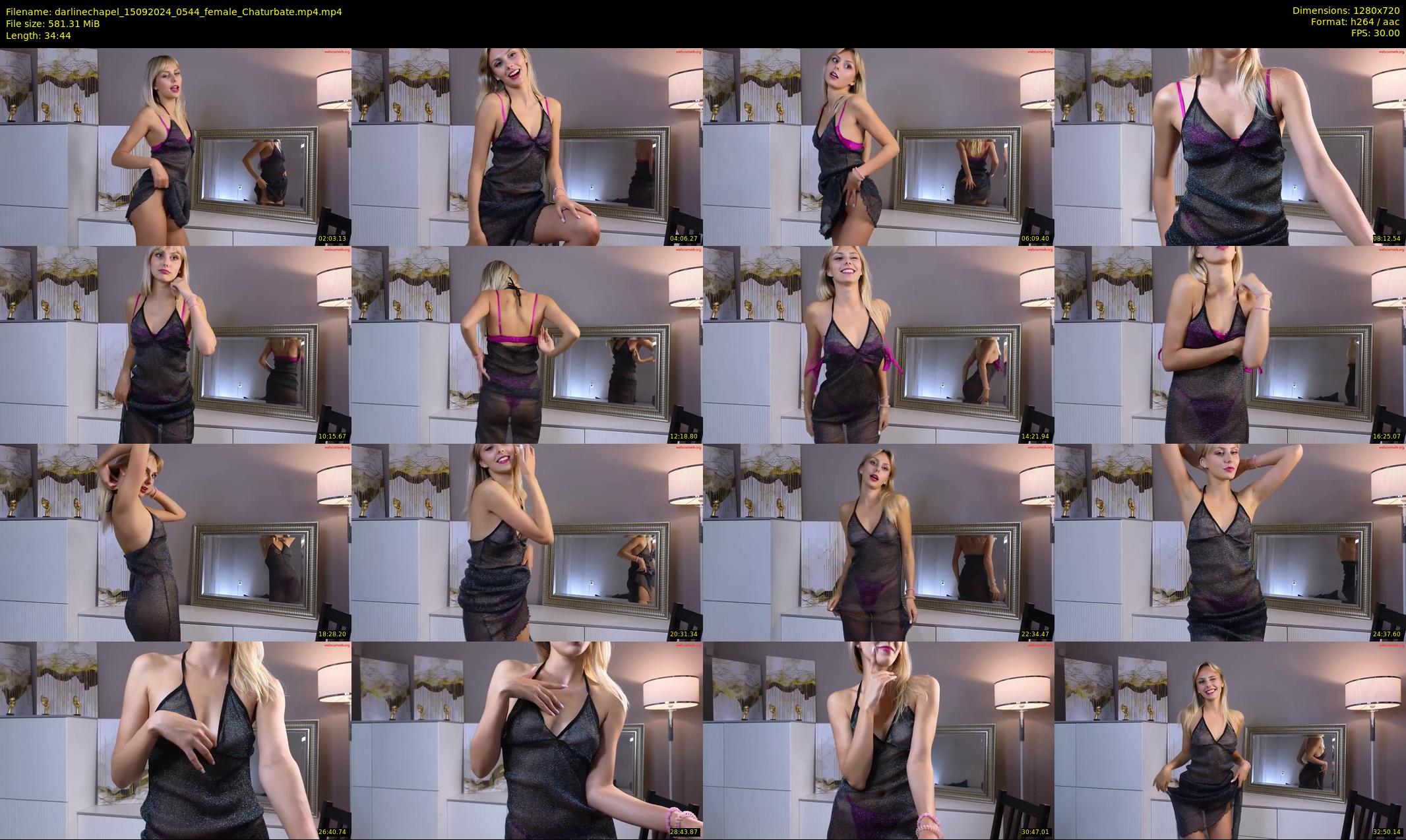 darlinechapel — 35 minute Chaturbate female cam show recording, 720p, Sep 15, 2024