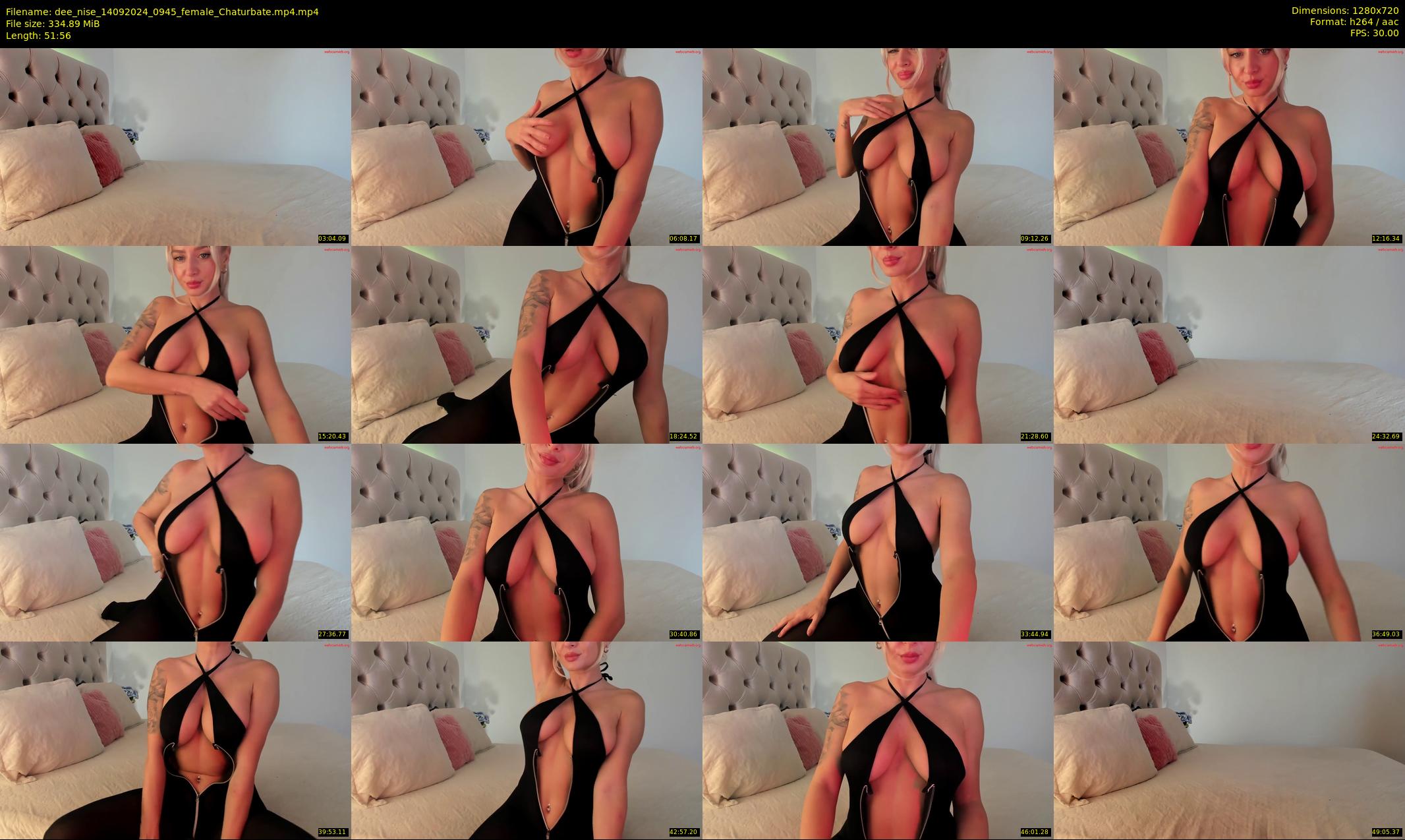 dee_nise — 52 minute Chaturbate female cam show recording, 720p, Sep 14, 2024