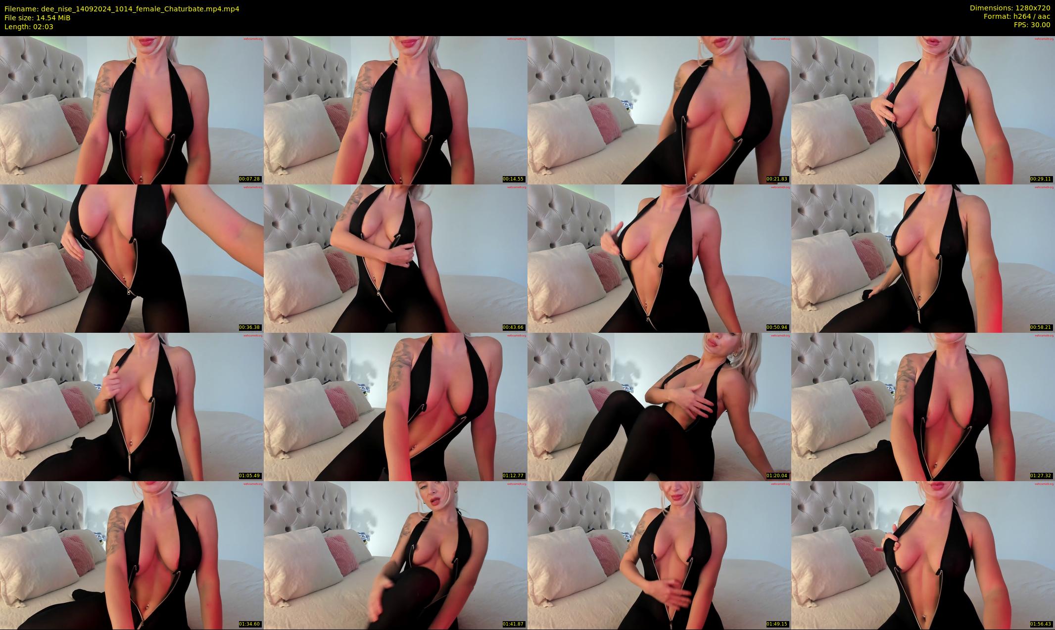 dee_nise — 3 minute Chaturbate female cam show recording, 720p, Sep 14, 2024