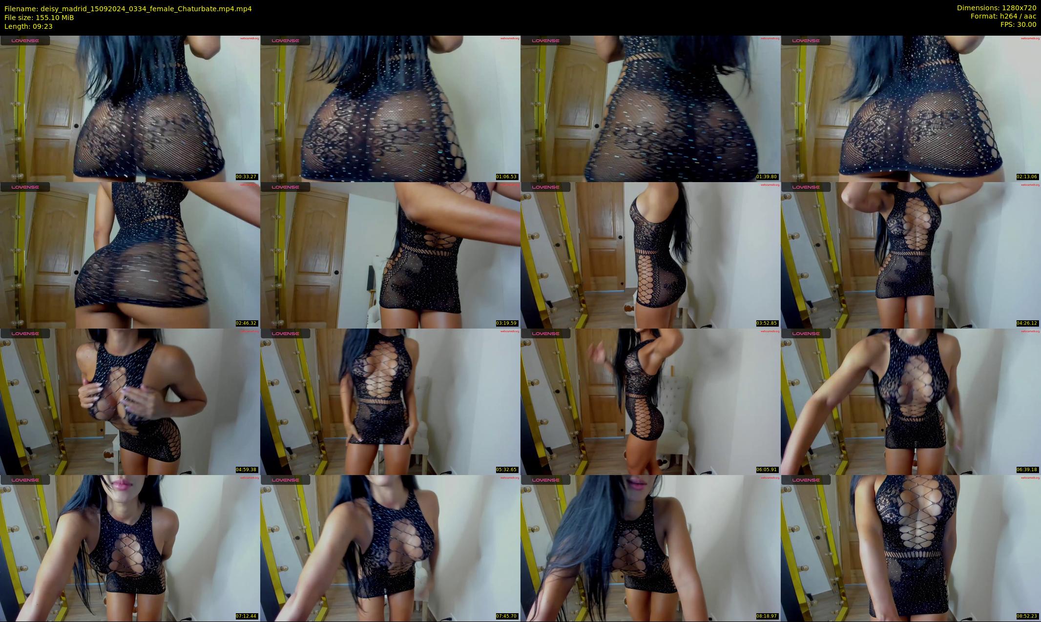 deisy_madrid — 10 minute Chaturbate female cam show recording, 720p, Sep 15, 2024
