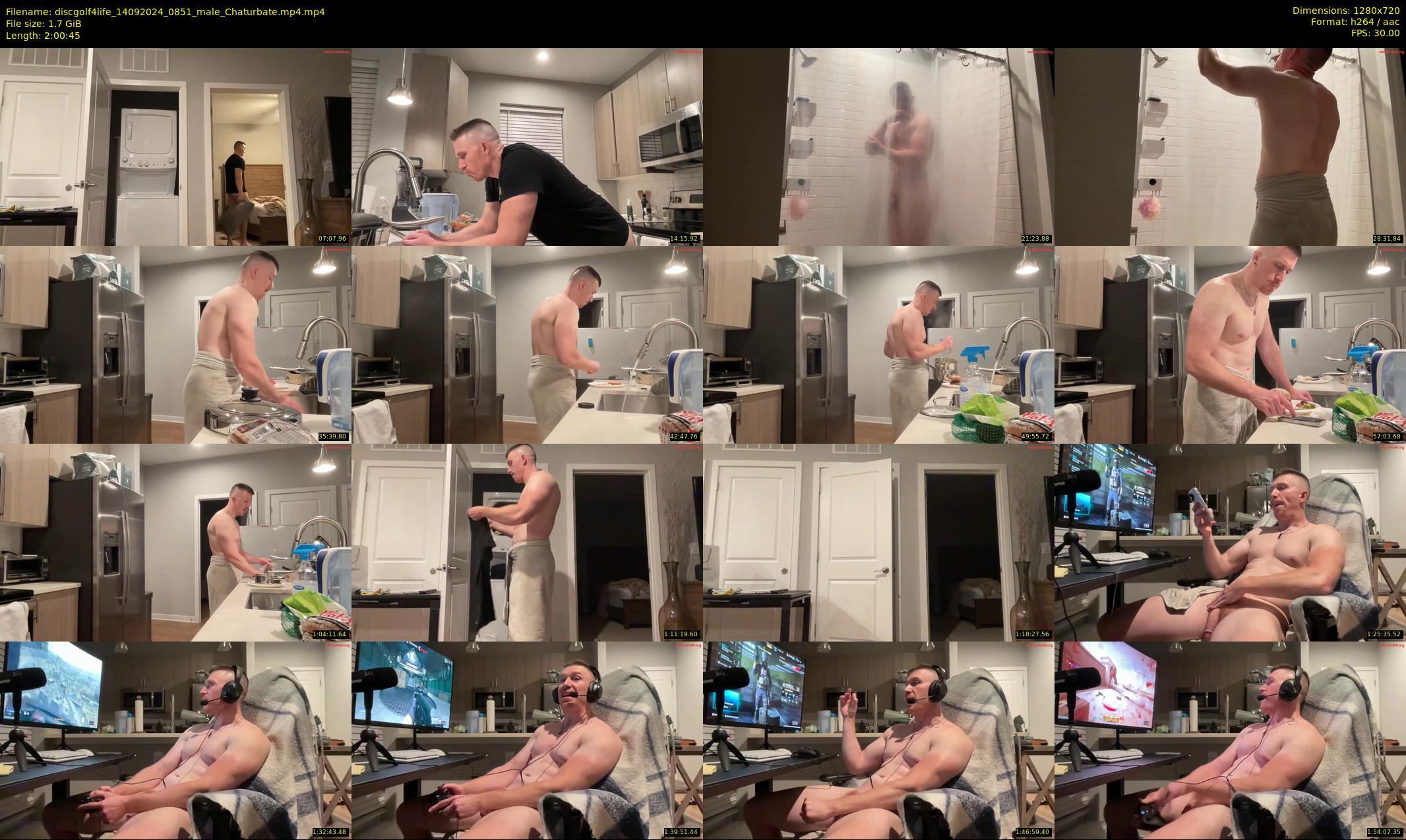discgolf4life — 121 minute Chaturbate male cam show recording, 720p, Sep 14, 2024
