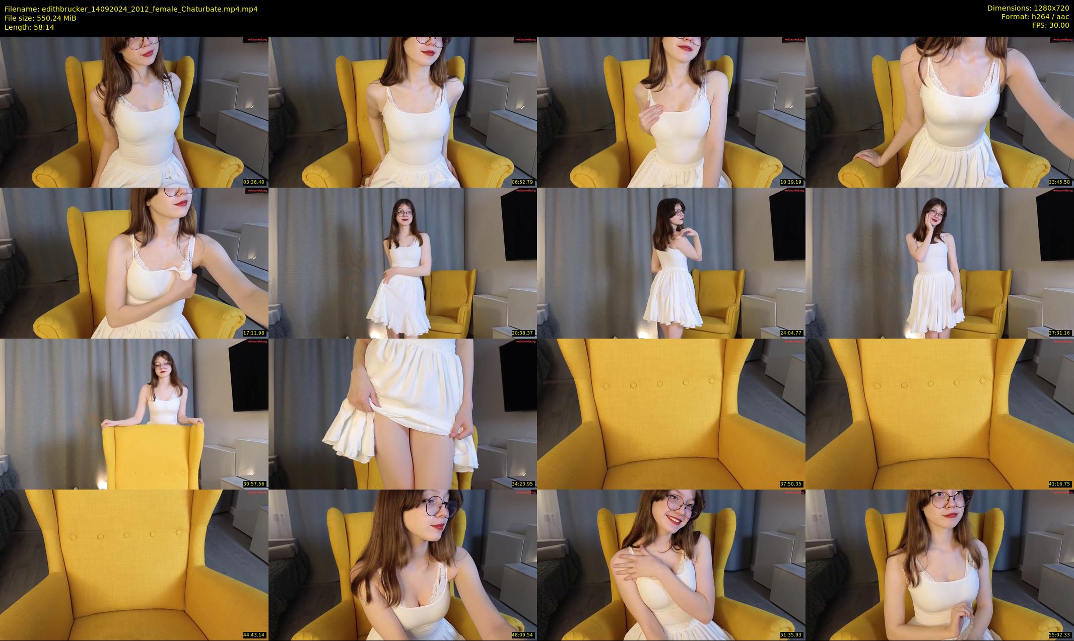edithbrucker — 59 minute Chaturbate female cam show recording, 720p, Sep 14, 2024
