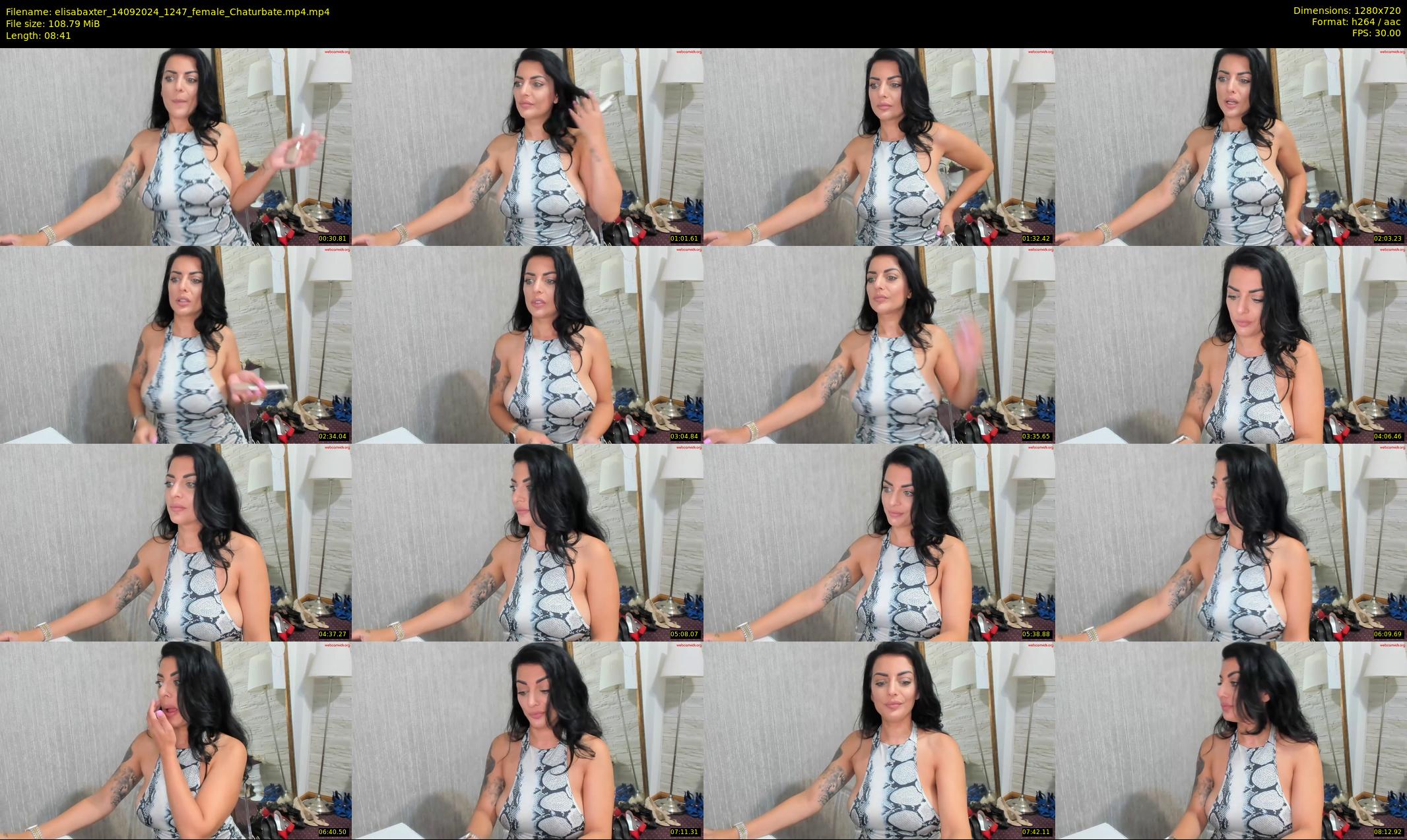 elisabaxter — 9 minute Chaturbate female cam show recording, 720p, Sep 14, 2024