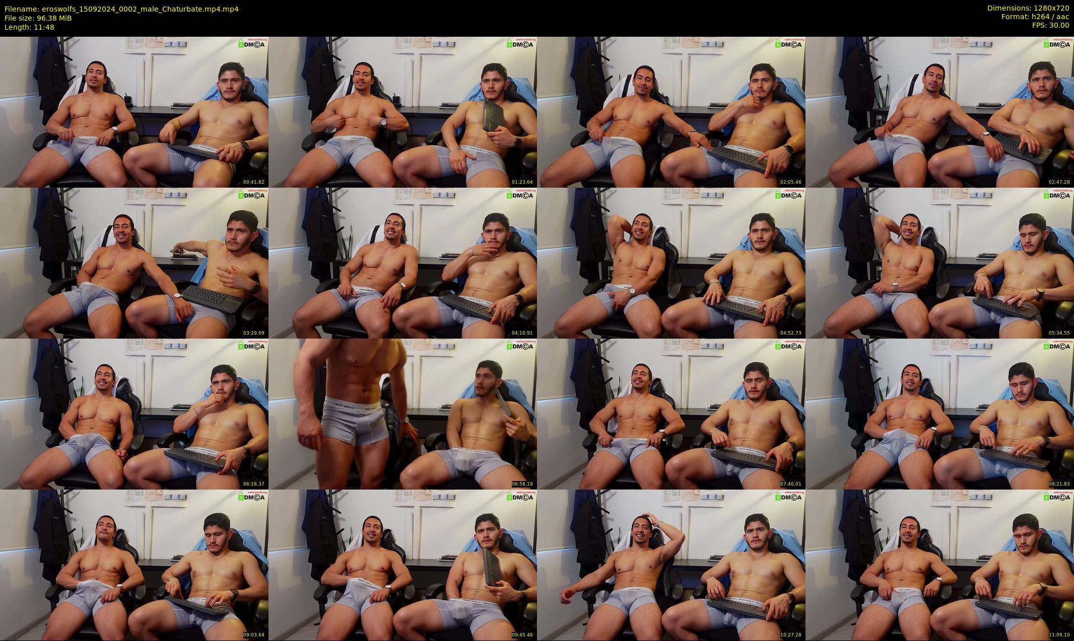 eroswolfs — 12 minute Chaturbate male cam show recording, 720p, Sep 15, 2024