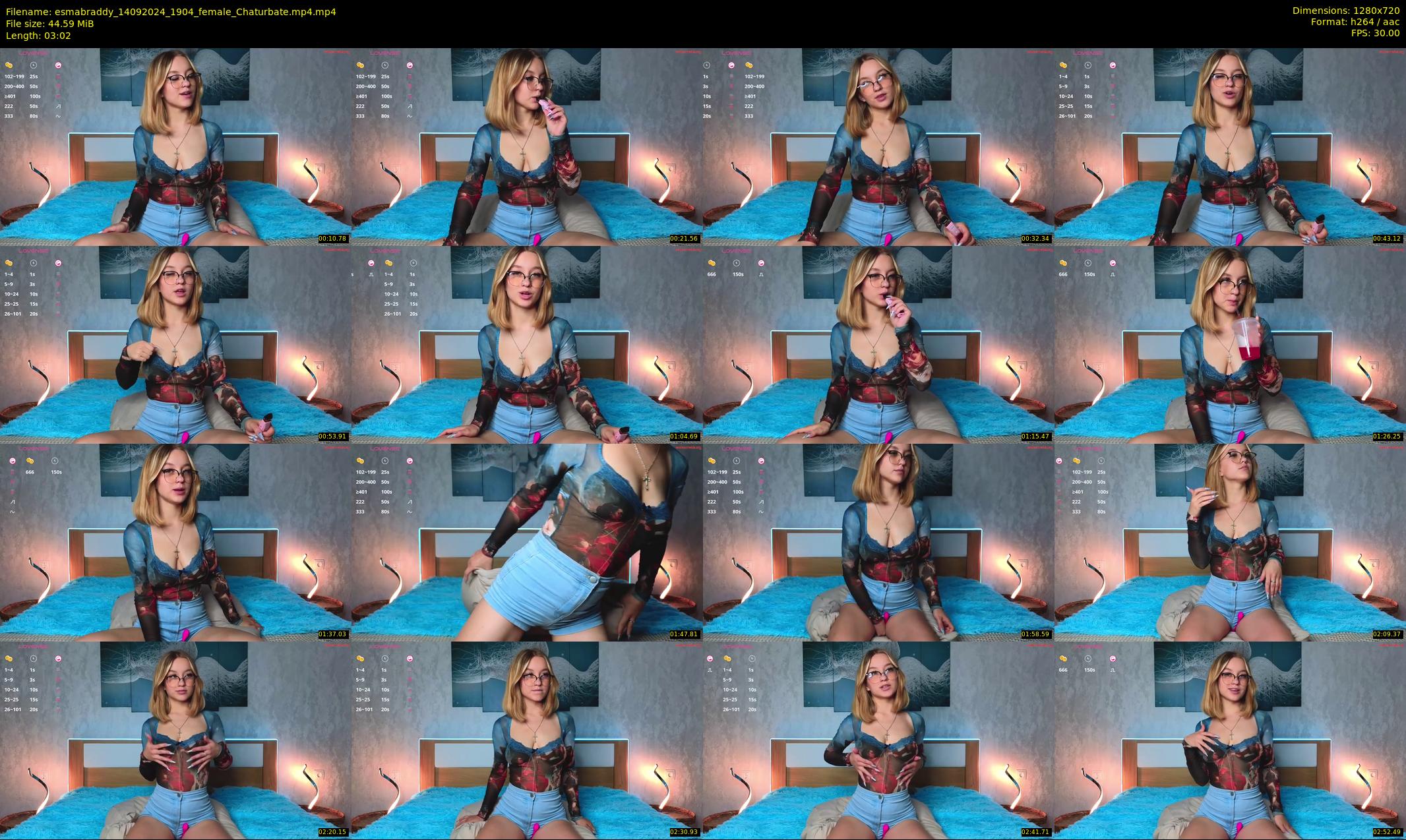 esmabraddy — 4 minute Chaturbate female cam show recording, 720p, Sep 14, 2024