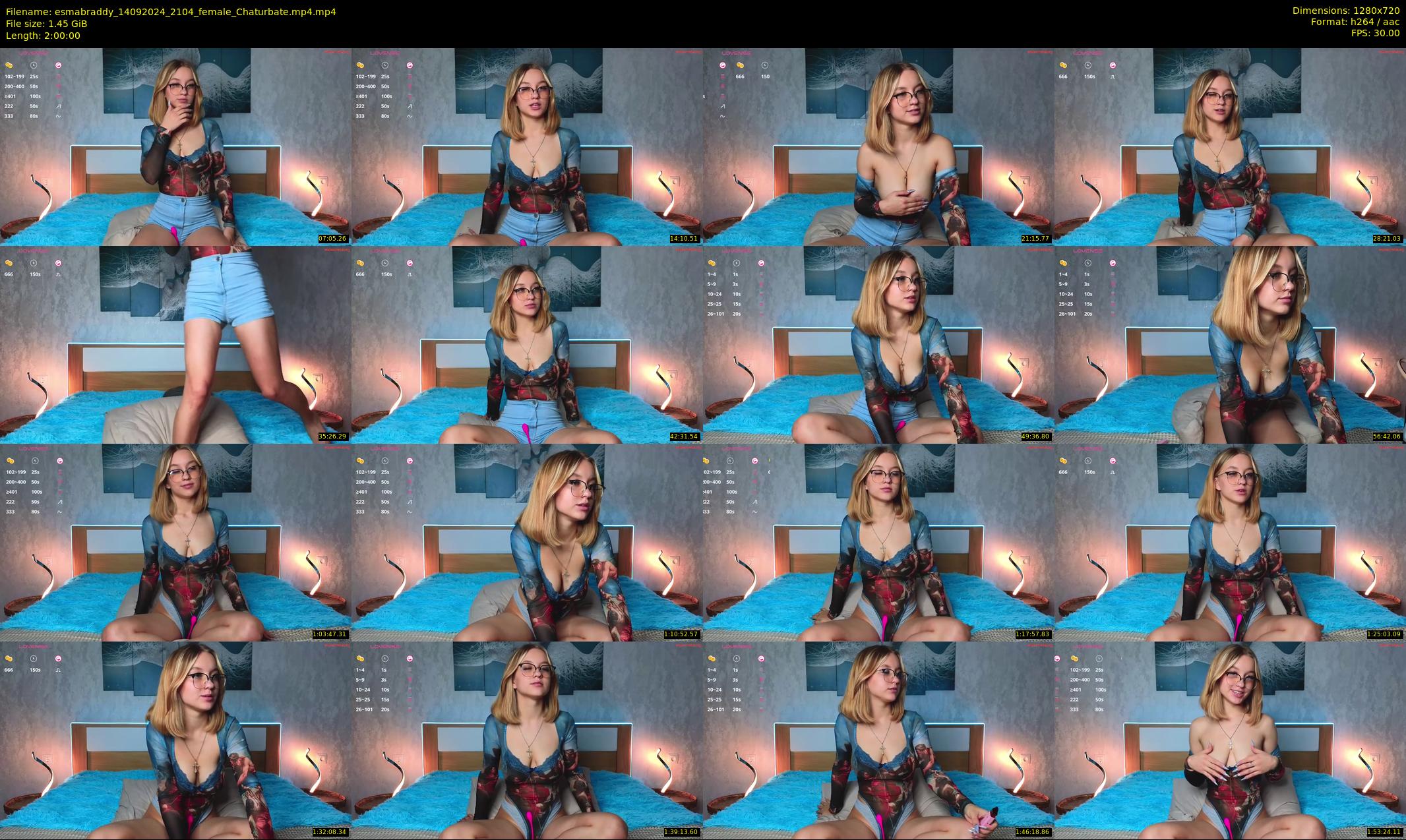 esmabraddy — 120 minute Chaturbate female cam show recording, 720p, Sep 14, 2024