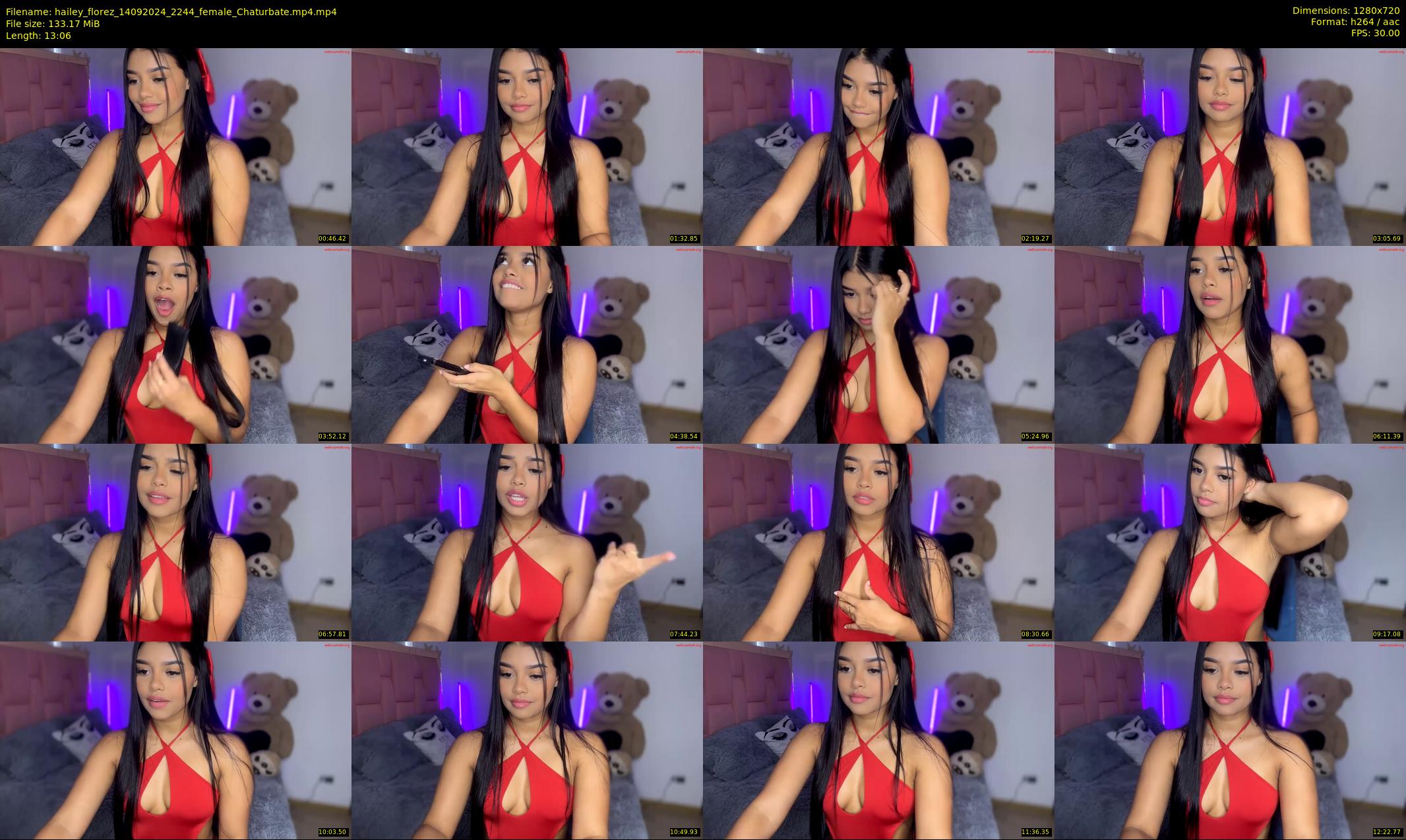 hailey_florez — 14 minute Chaturbate female cam show recording, 720p, Sep 14, 2024