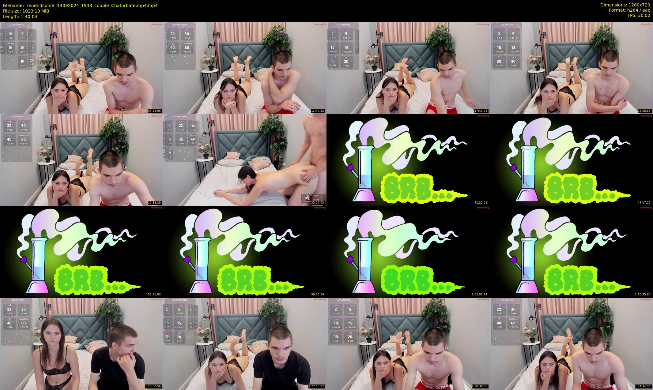 irenendconor — 101 minute Chaturbate couple cam show recording, 720p, Sep 14, 2024