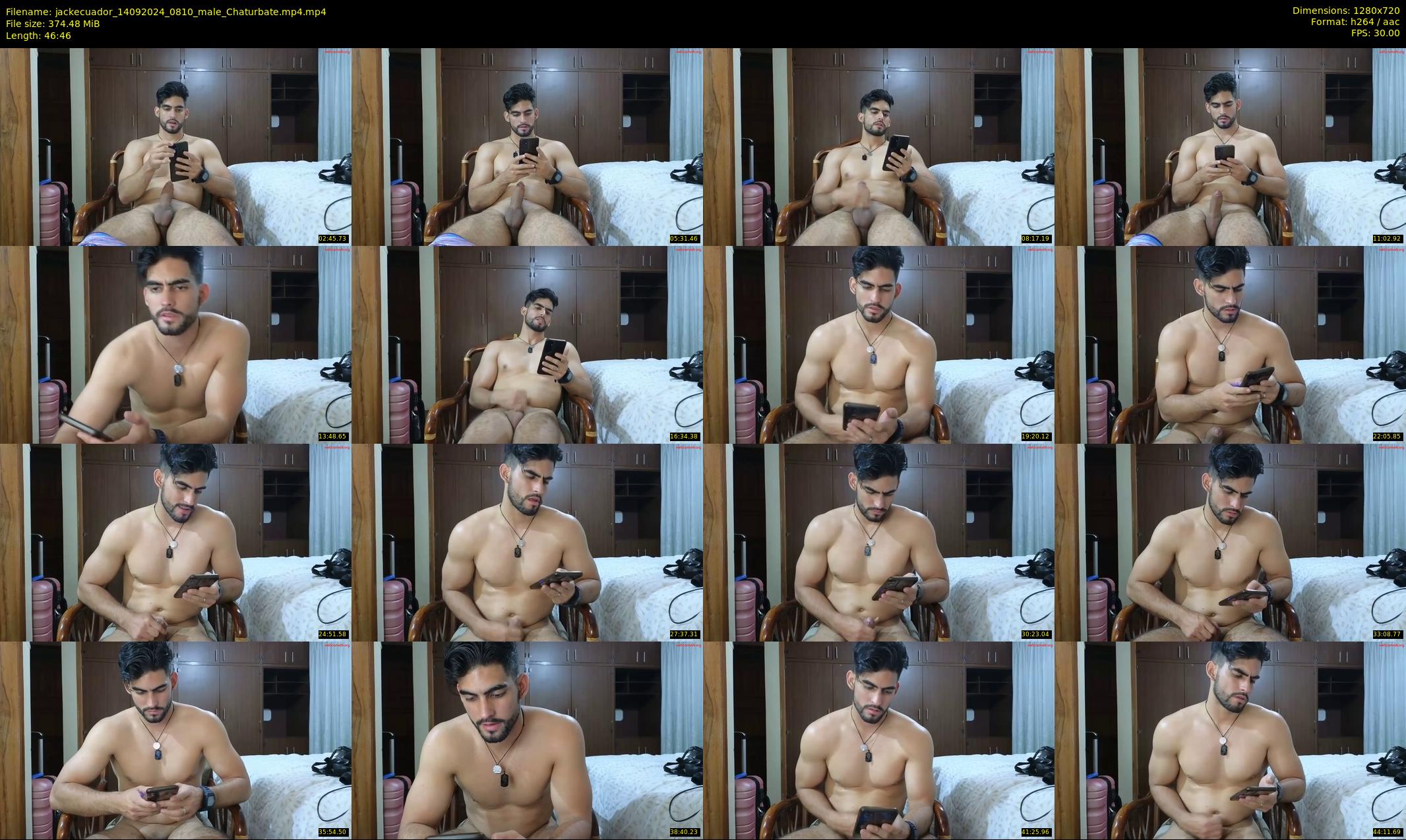 jackecuador — 47 minute Chaturbate male cam show recording, 720p, Sep 14, 2024
