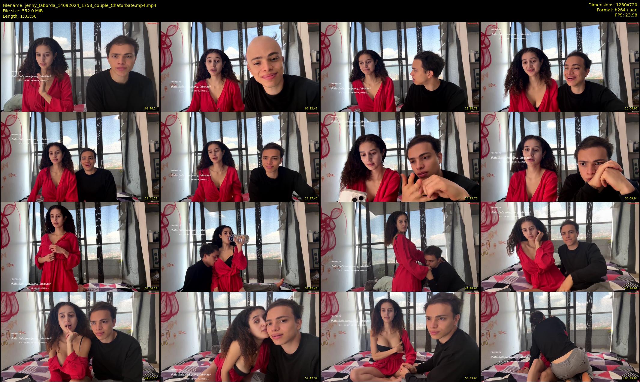 jenny_taborda — 64 minute Chaturbate female cam show recording, 720p, Sep 14, 2024