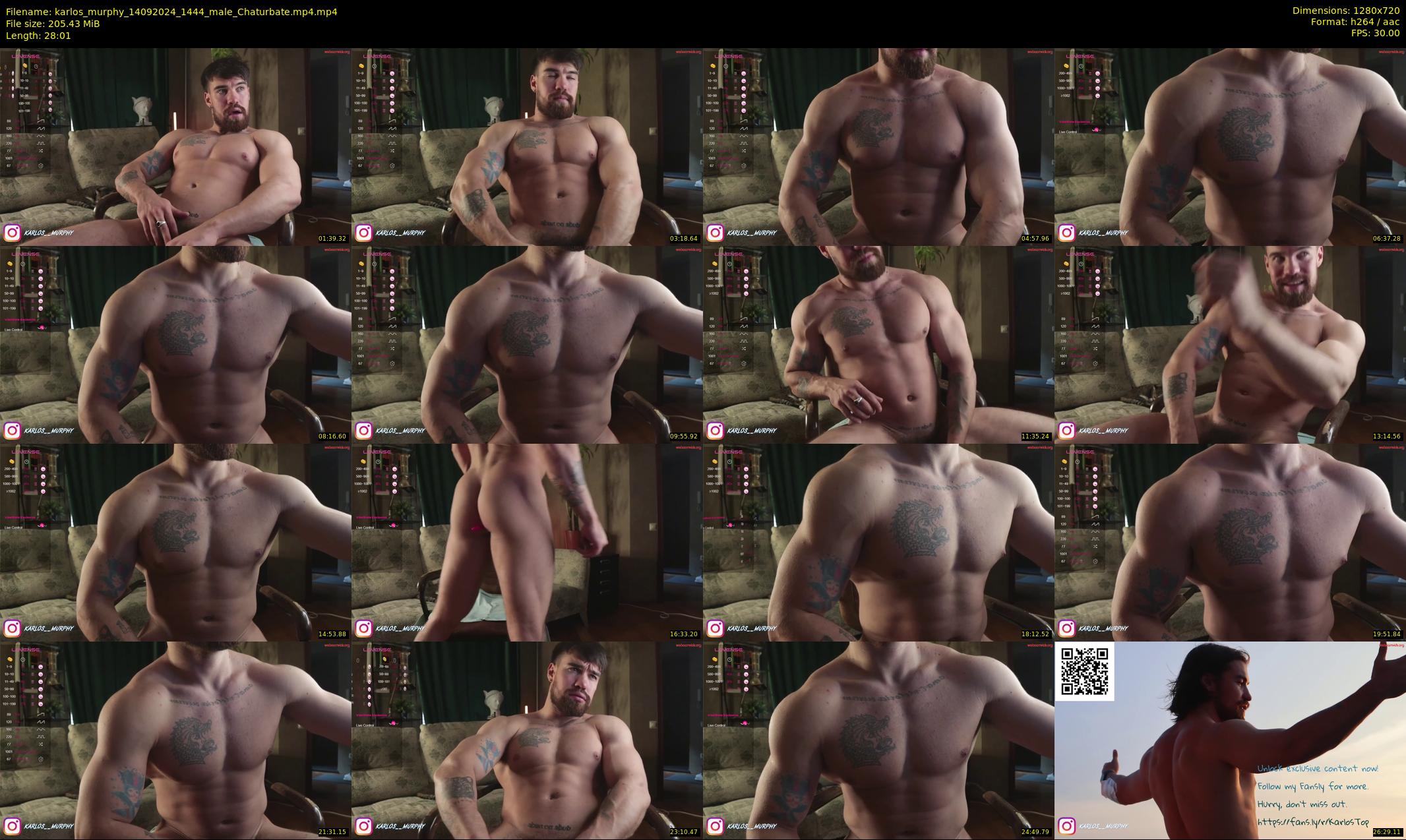 karlos_murphy — 29 minute Chaturbate male cam show recording, 720p, Sep 14, 2024