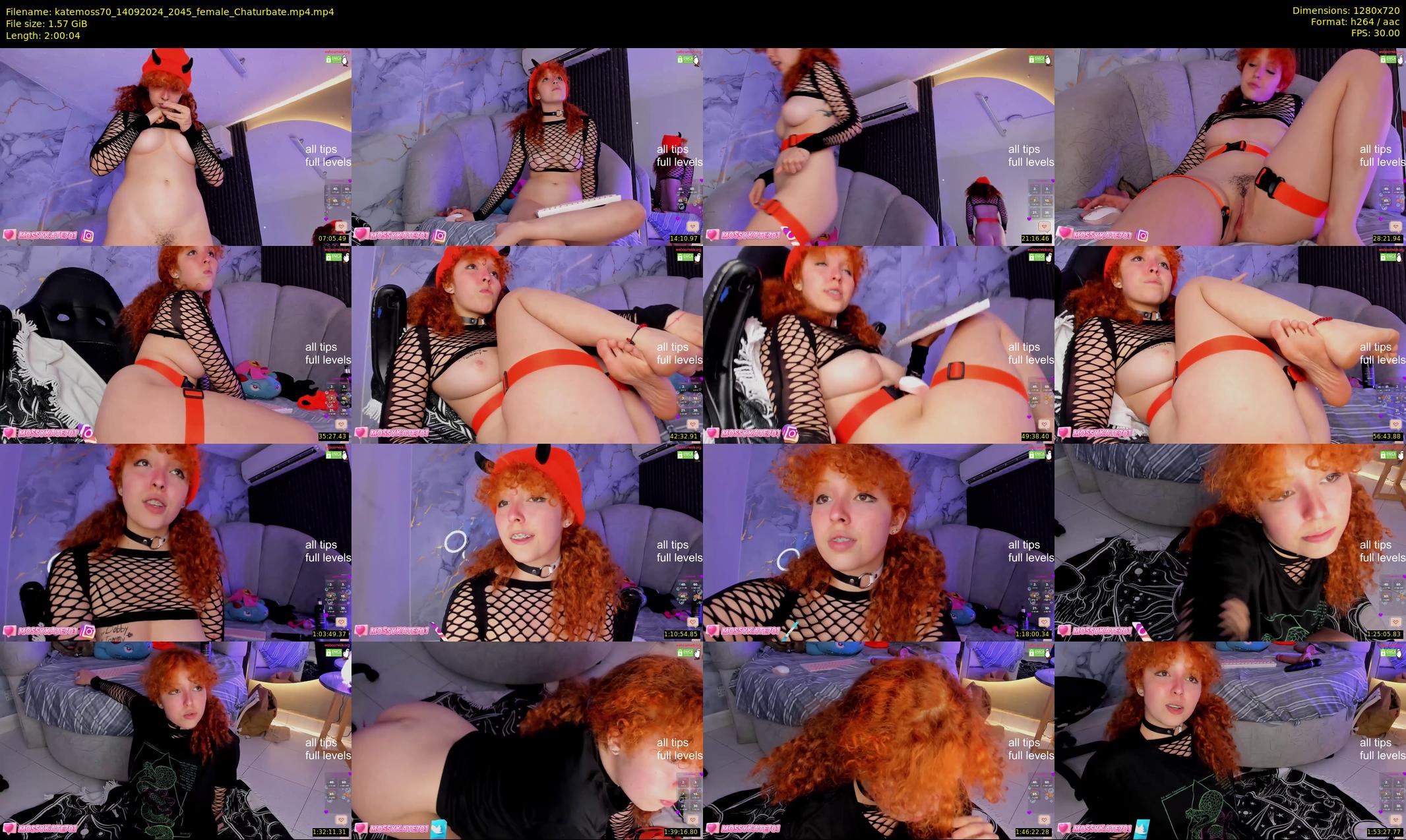 katemoss70 — 121 minute Chaturbate female cam show recording, 720p, Sep 14, 2024