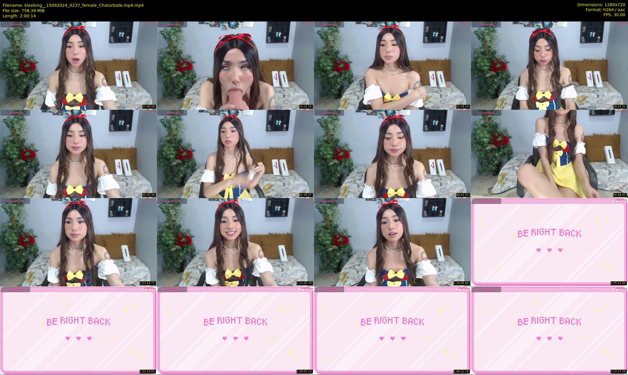kloeking_ — 121 minute Chaturbate female cam show recording, 720p, Sep 15, 2024