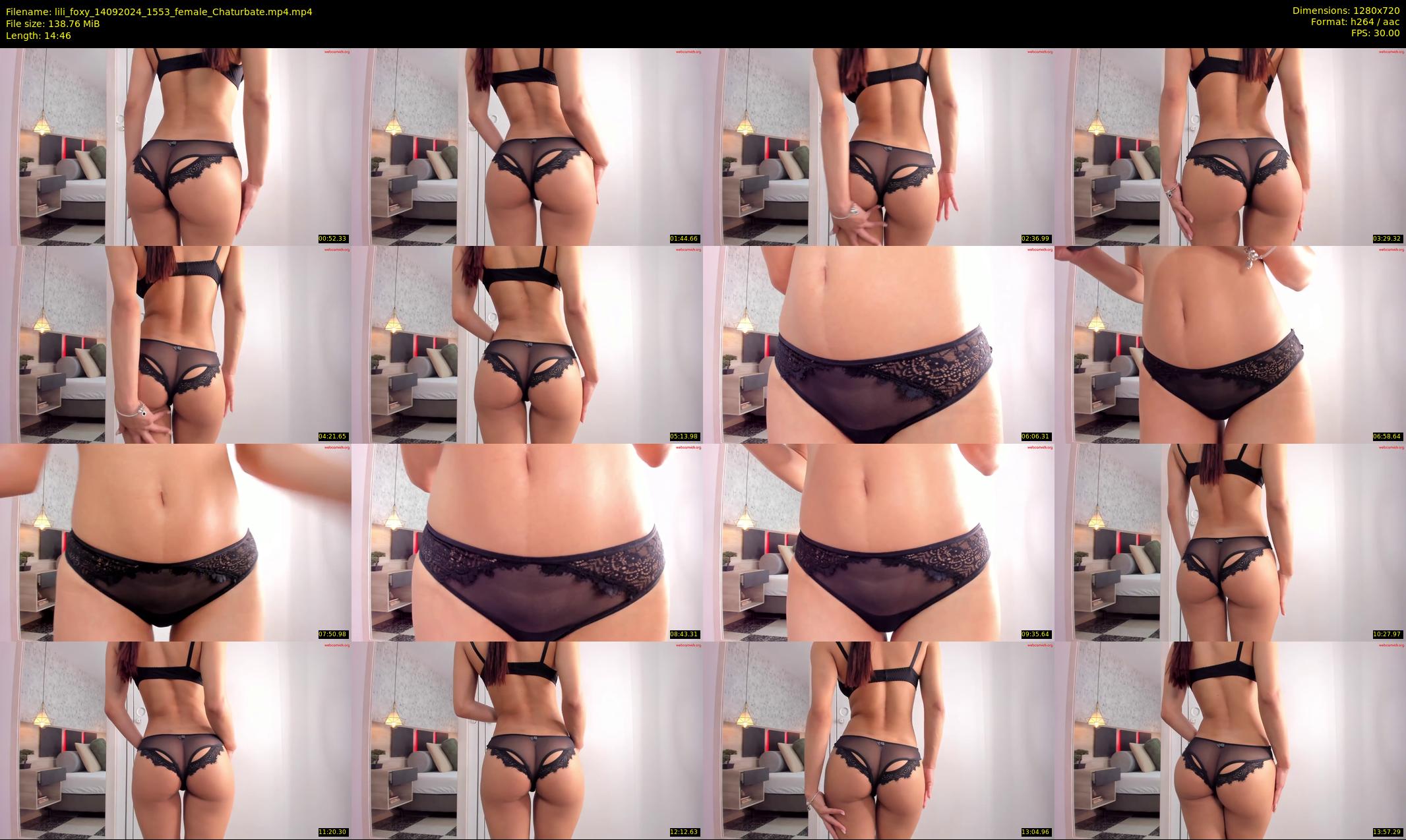 lili_foxy — 15 minute Chaturbate female cam show recording, 720p, Sep 14, 2024