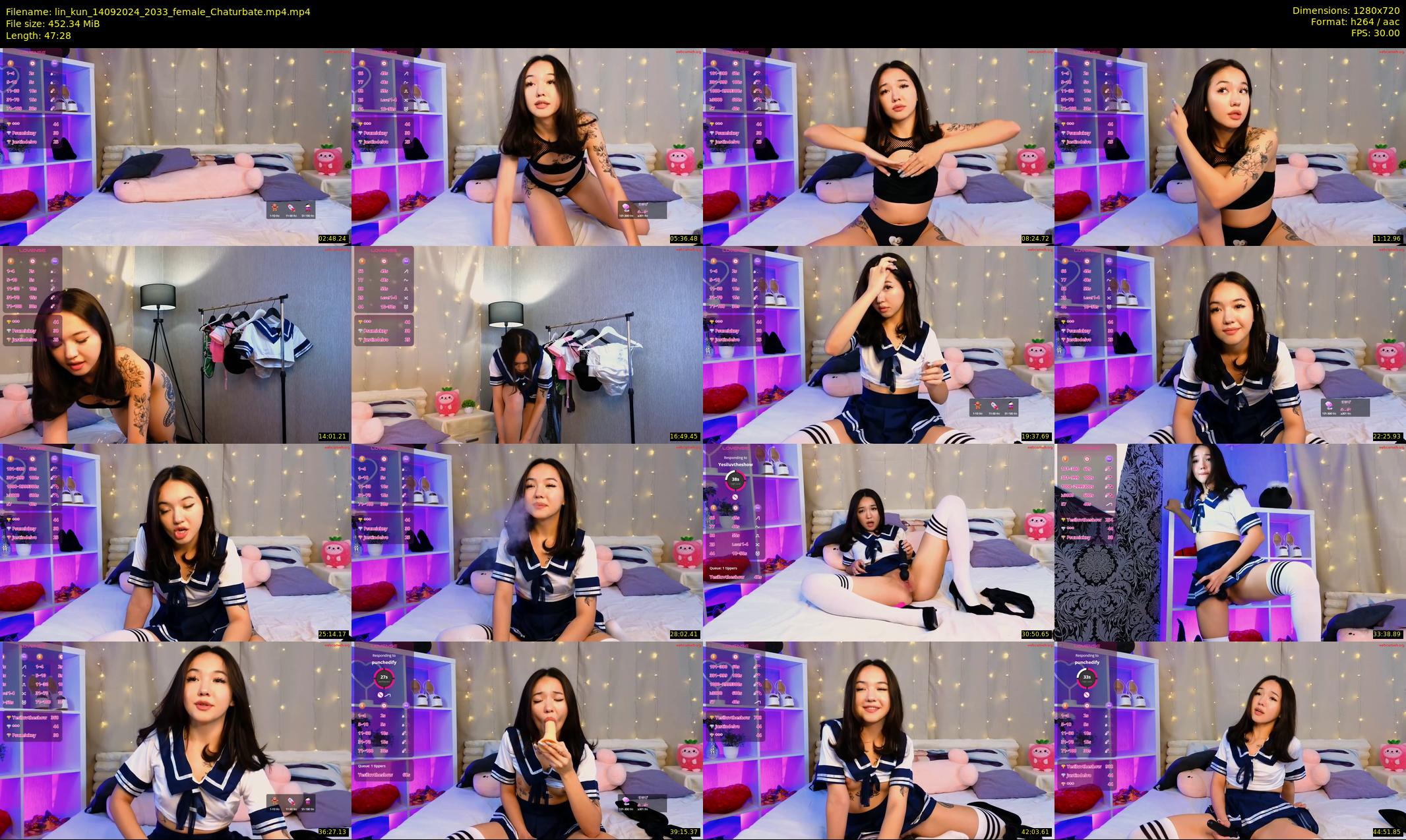 lin_kun — 48 minute Chaturbate female cam show recording, 720p, Sep 14, 2024