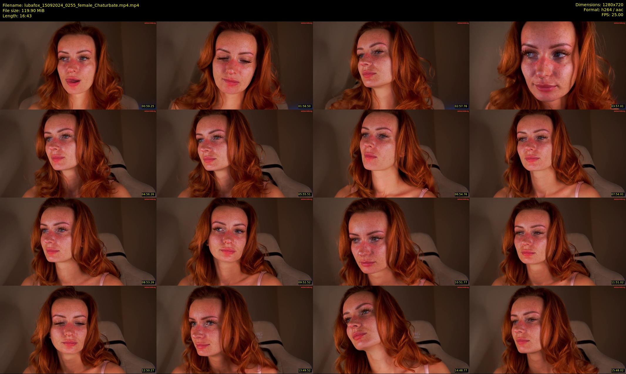 lubafox — 17 minute Chaturbate female cam show recording, 720p, Sep 15, 2024