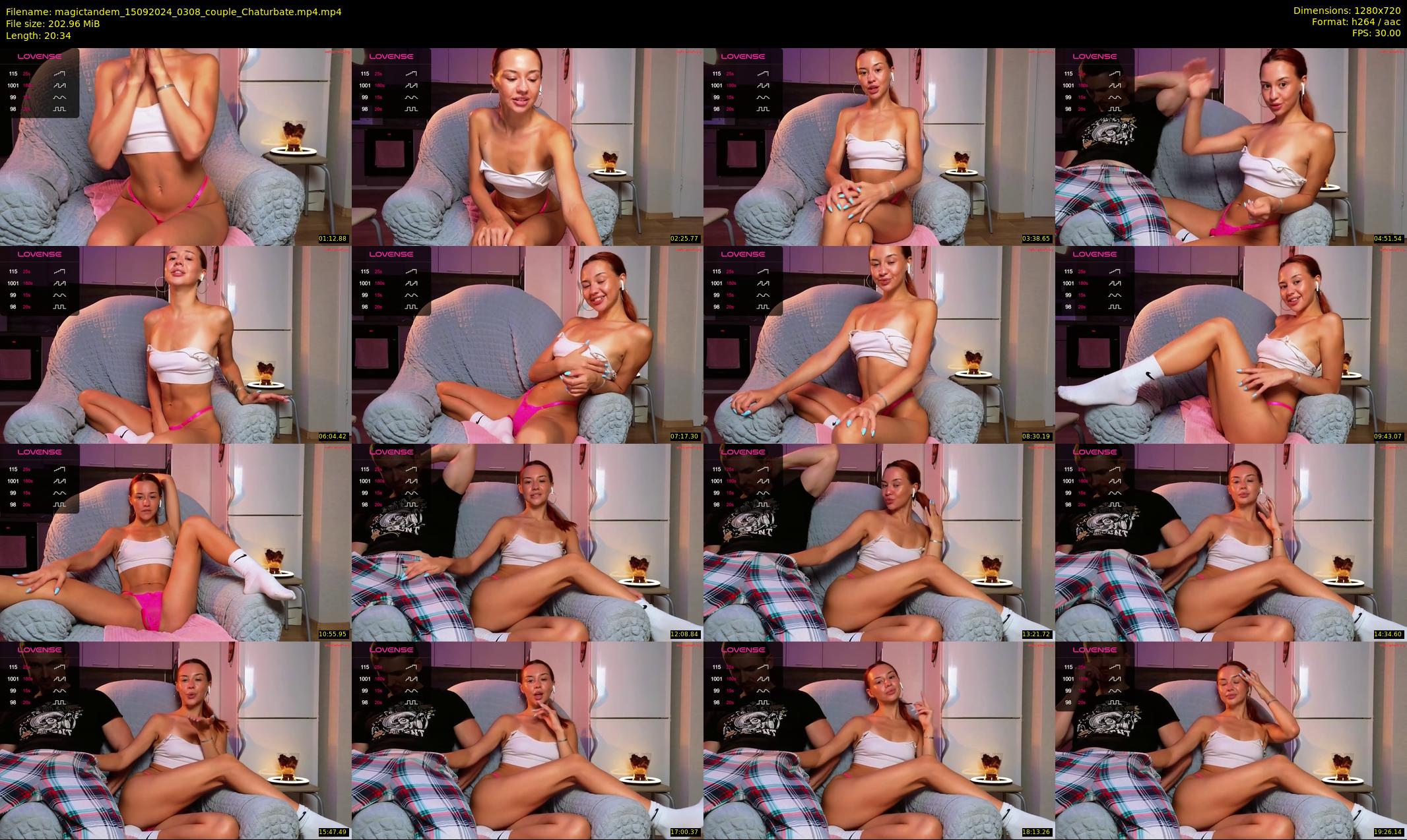 magictandem — 21 minute Chaturbate couple cam show recording, 720p, Sep 15, 2024