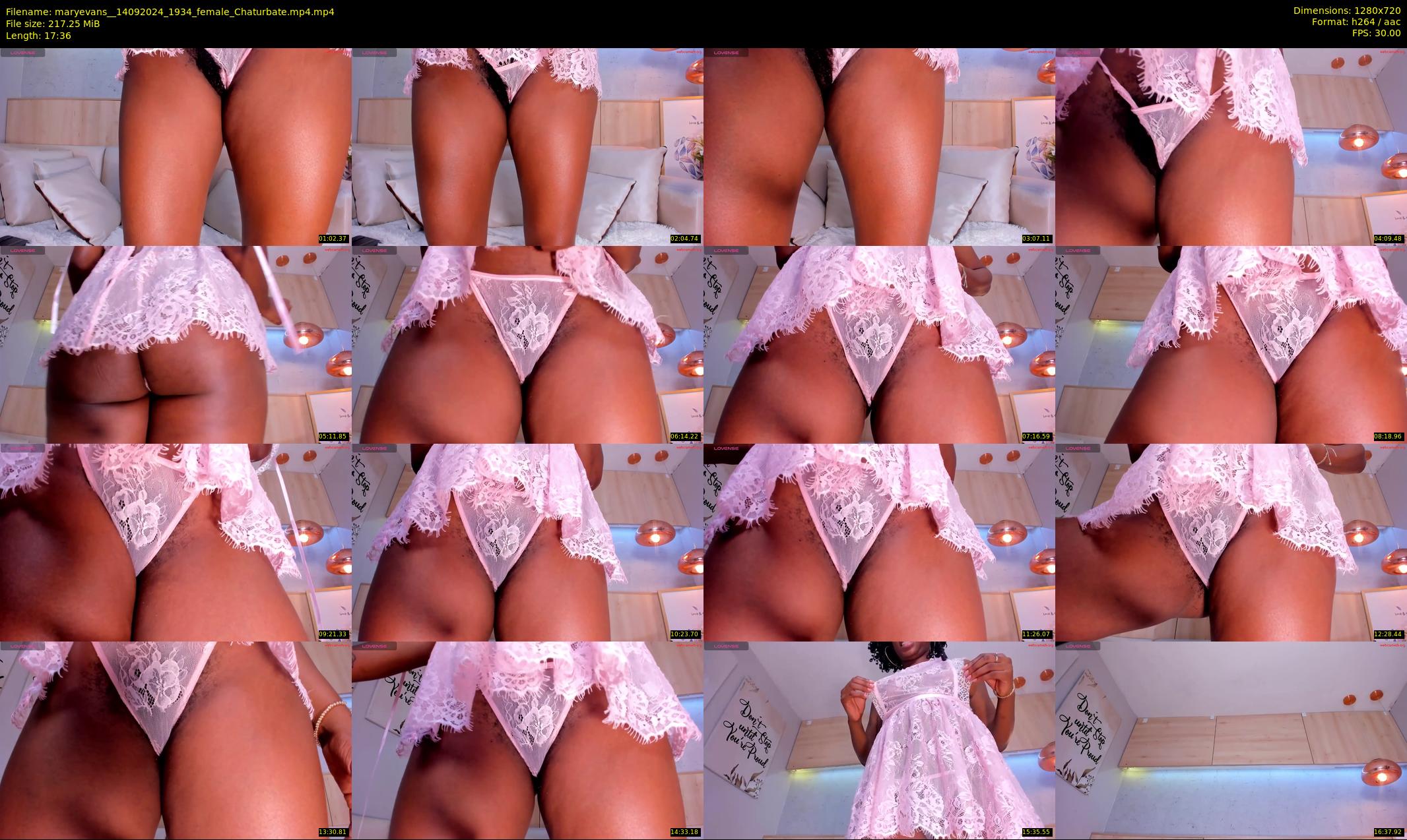 maryevans_ — 18 minute Chaturbate female cam show recording, 720p, Sep 14, 2024
