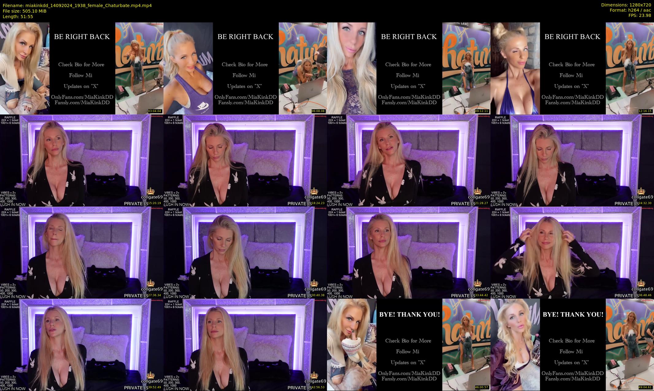 miakinkdd — 52 minute Chaturbate female cam show recording, 720p, Sep 14, 2024