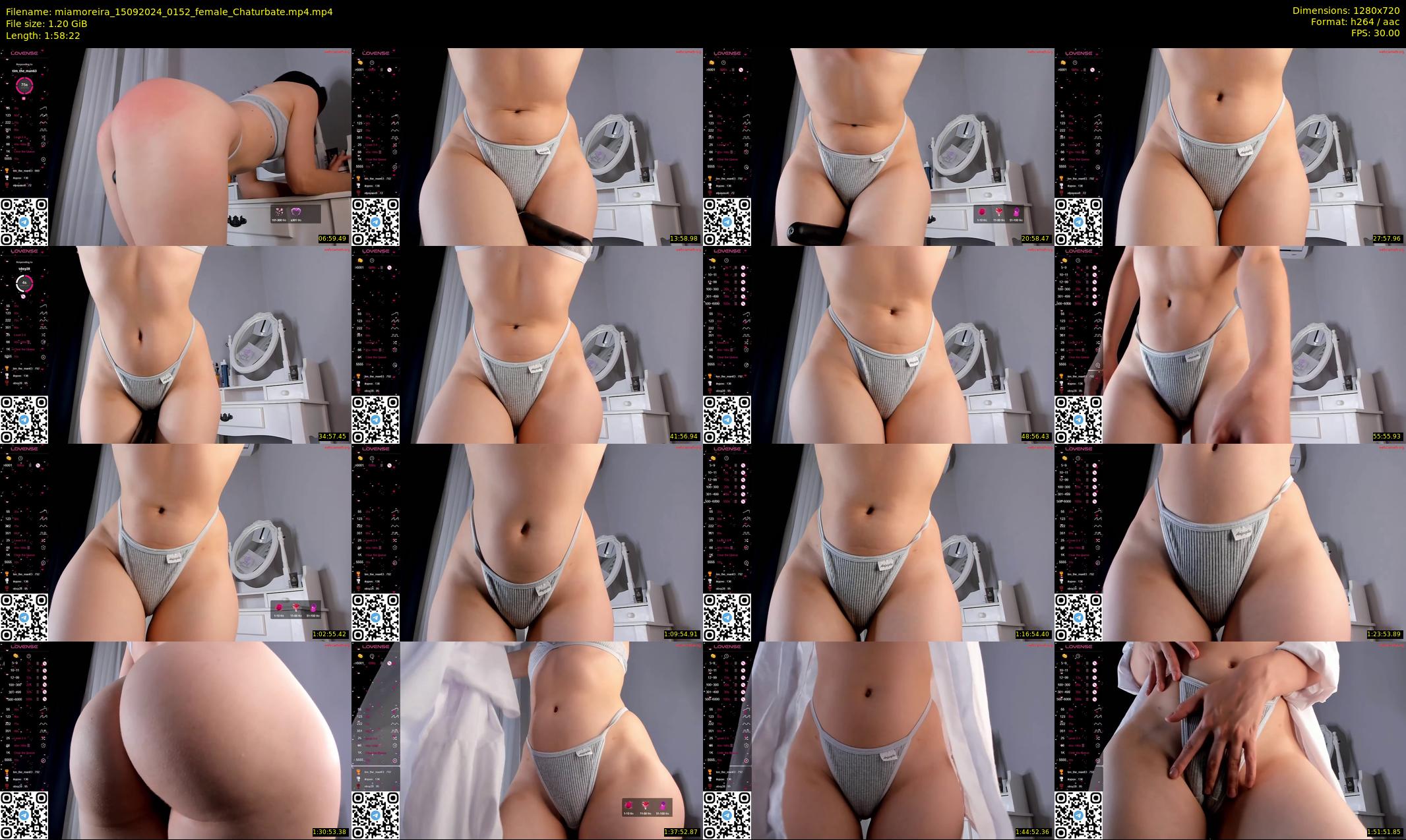 miamoreira — 119 minute Chaturbate female cam show recording, 720p, Sep 15, 2024
