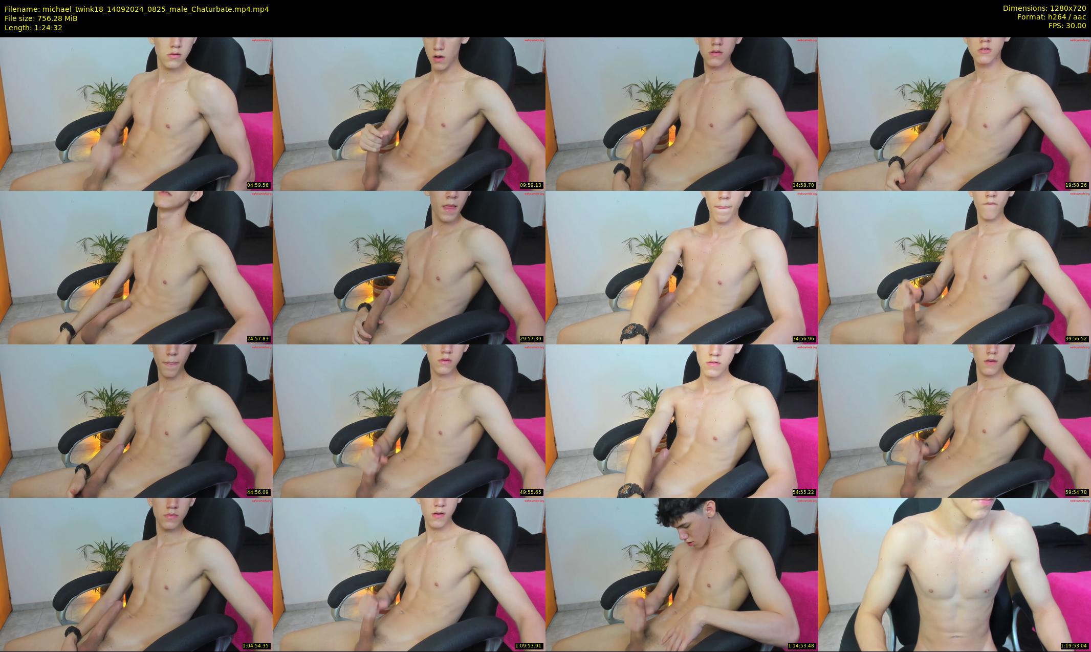 michael_twink18 — 85 minute Chaturbate male cam show recording, 720p, Sep 14, 2024