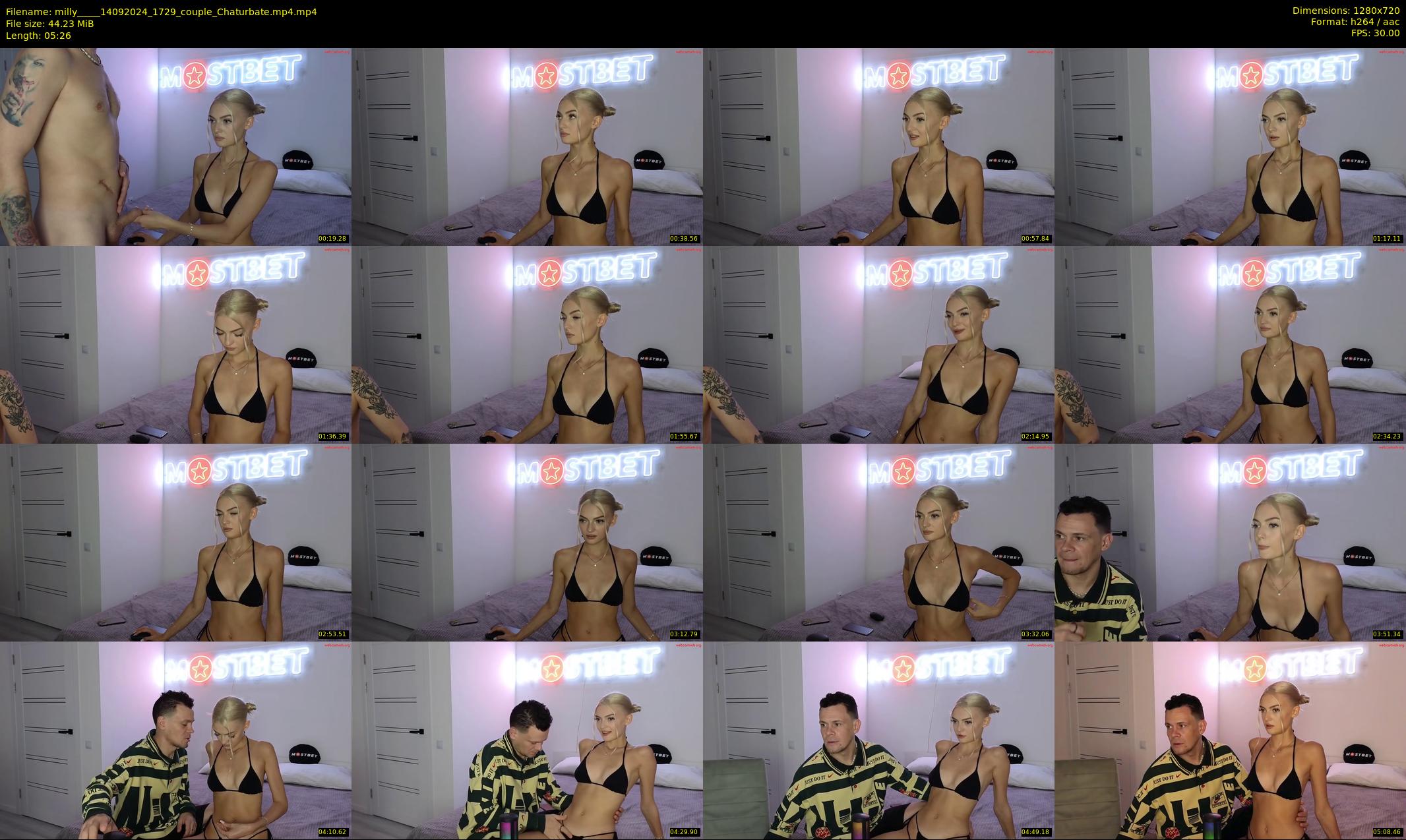 milly____ — 6 minute Chaturbate couple cam show recording, 720p, Sep 14, 2024