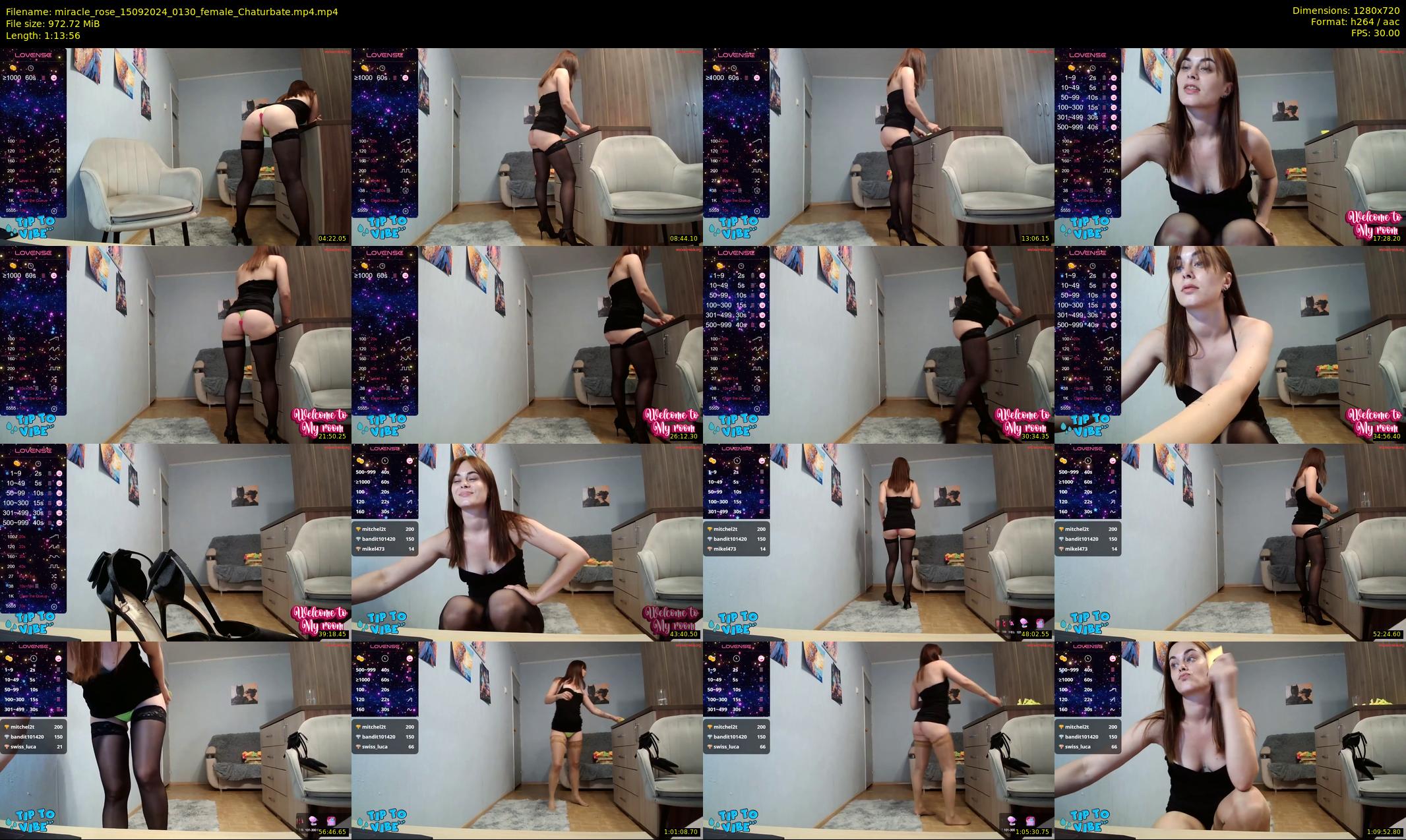 miracle_rose — 74 minute Chaturbate female cam show recording, 720p, Sep 15, 2024