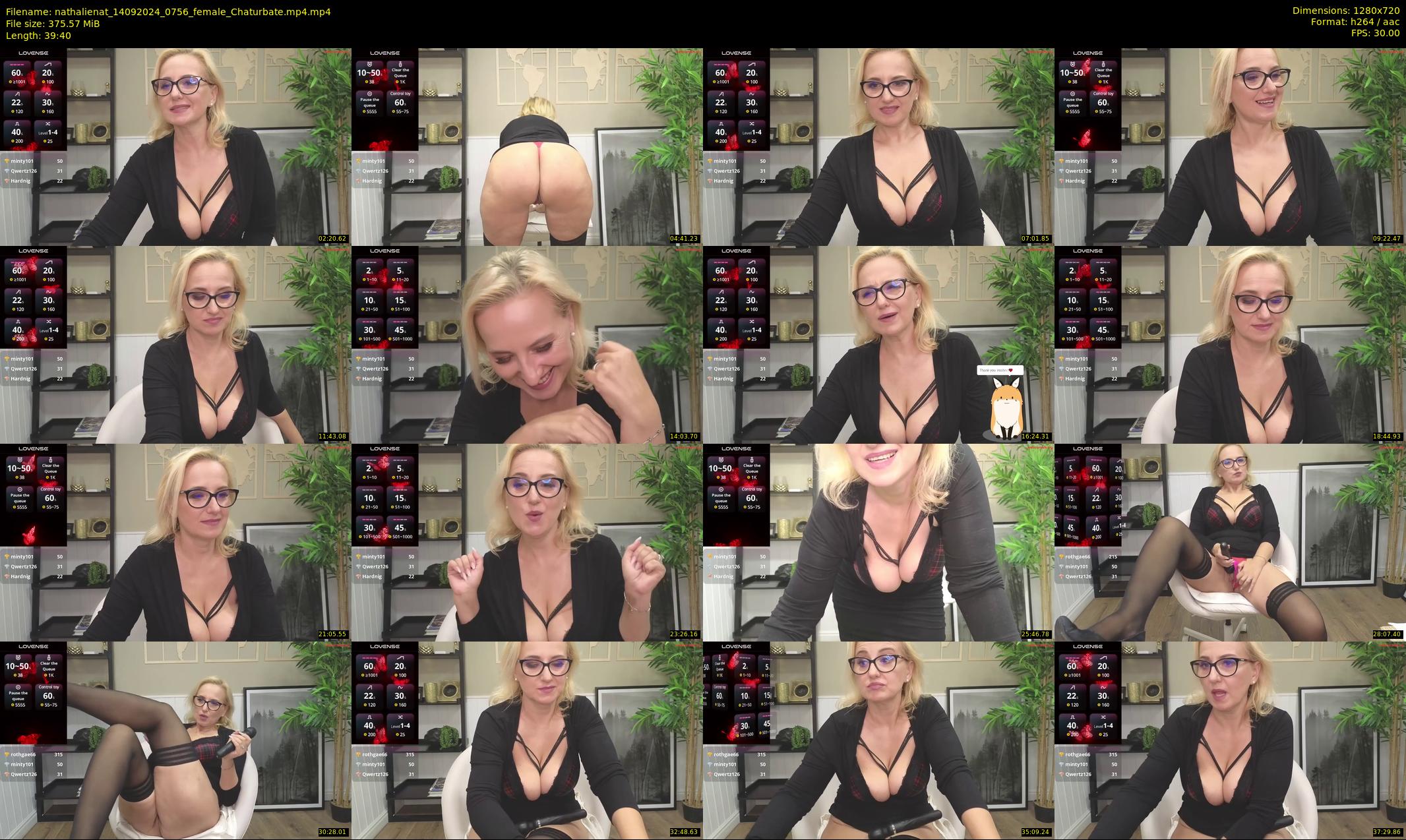 nathalienat — 40 minute Chaturbate female cam show recording, 720p, Sep 14, 2024