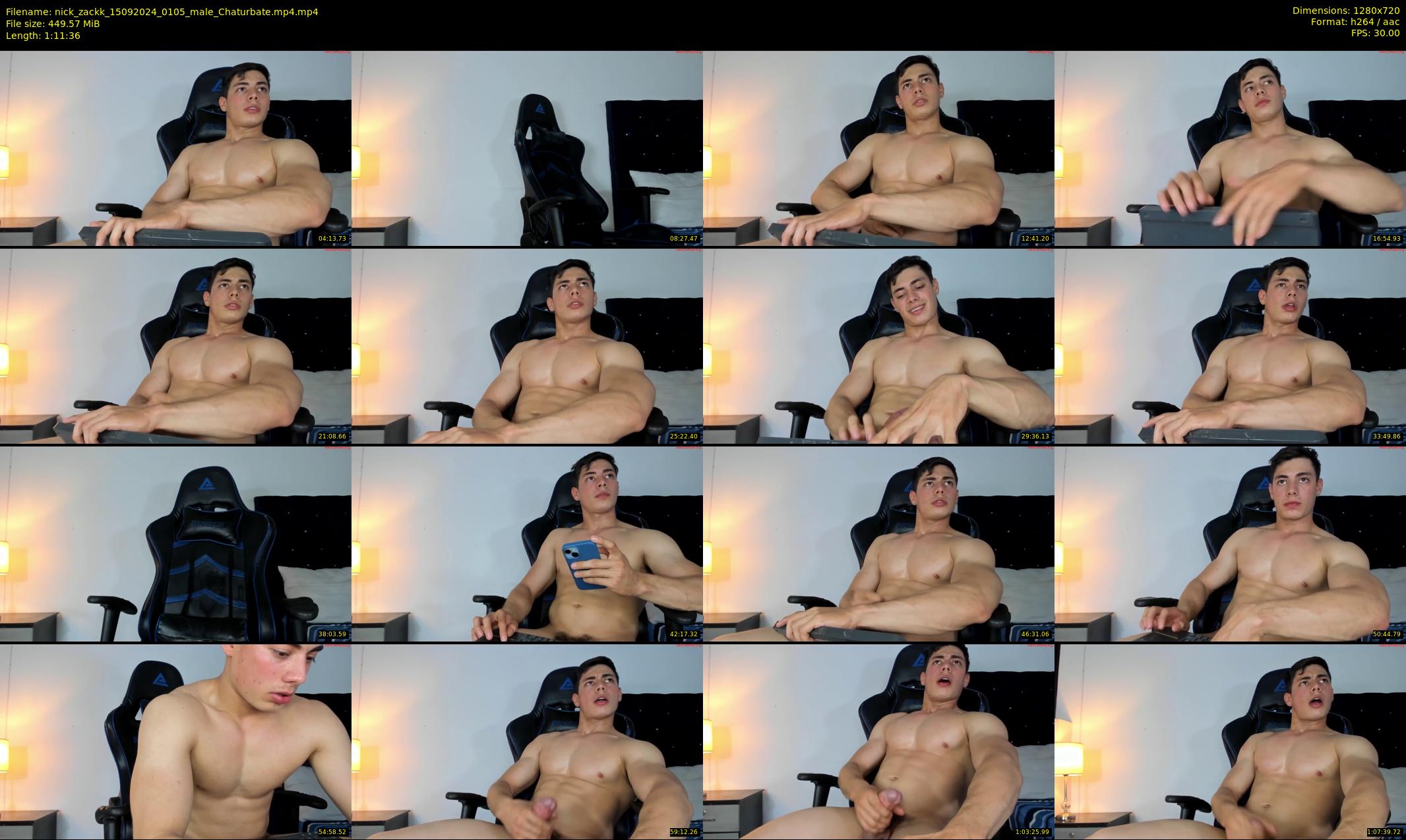 nick_zackk — 72 minute Chaturbate male cam show recording, 720p, Sep 15, 2024