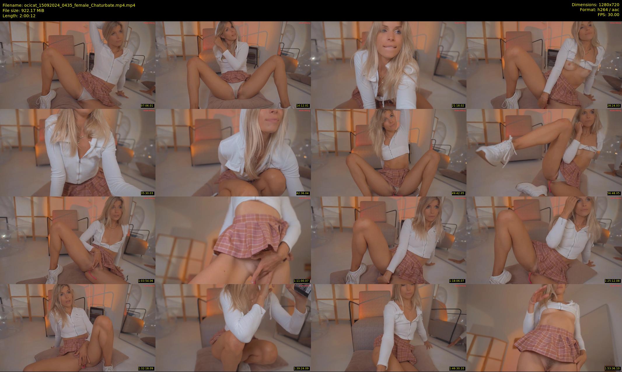 ocicat — 121 minute Chaturbate female cam show recording, 720p, Sep 15, 2024