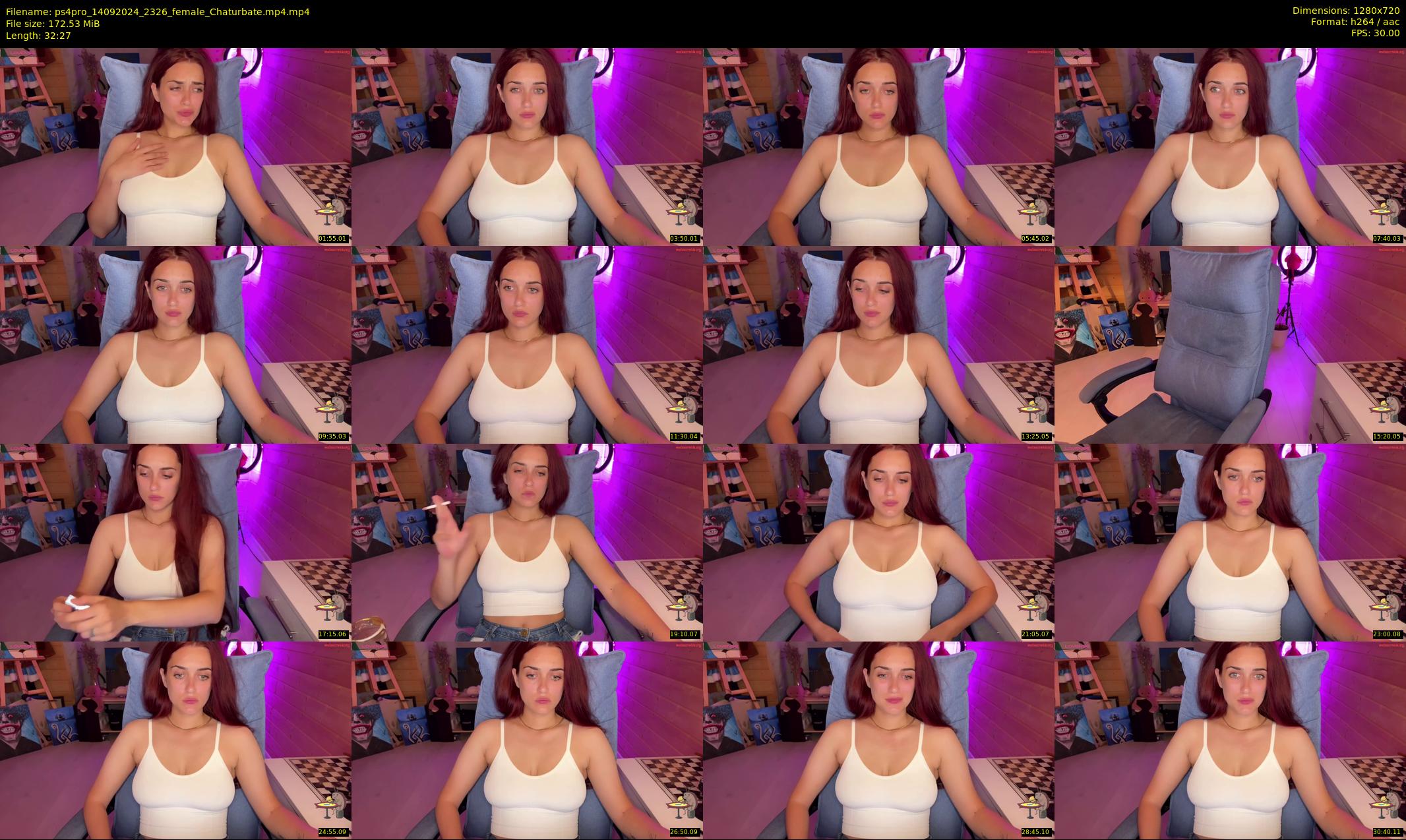 ps4pro — 33 minute Chaturbate female cam show recording, 720p, Sep 14, 2024
