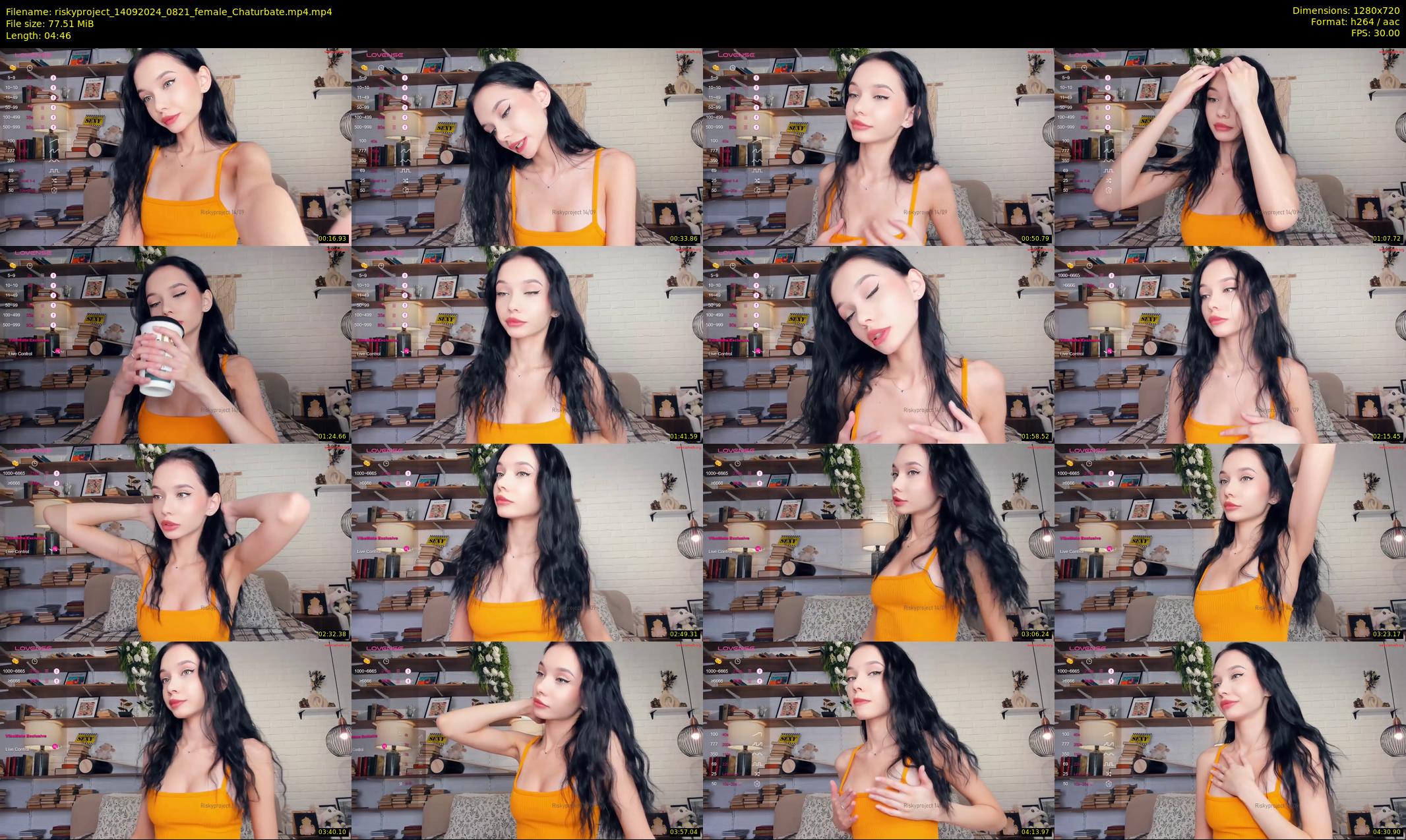 riskyproject — 5 minute Chaturbate couple cam show recording, 720p, Sep 14, 2024