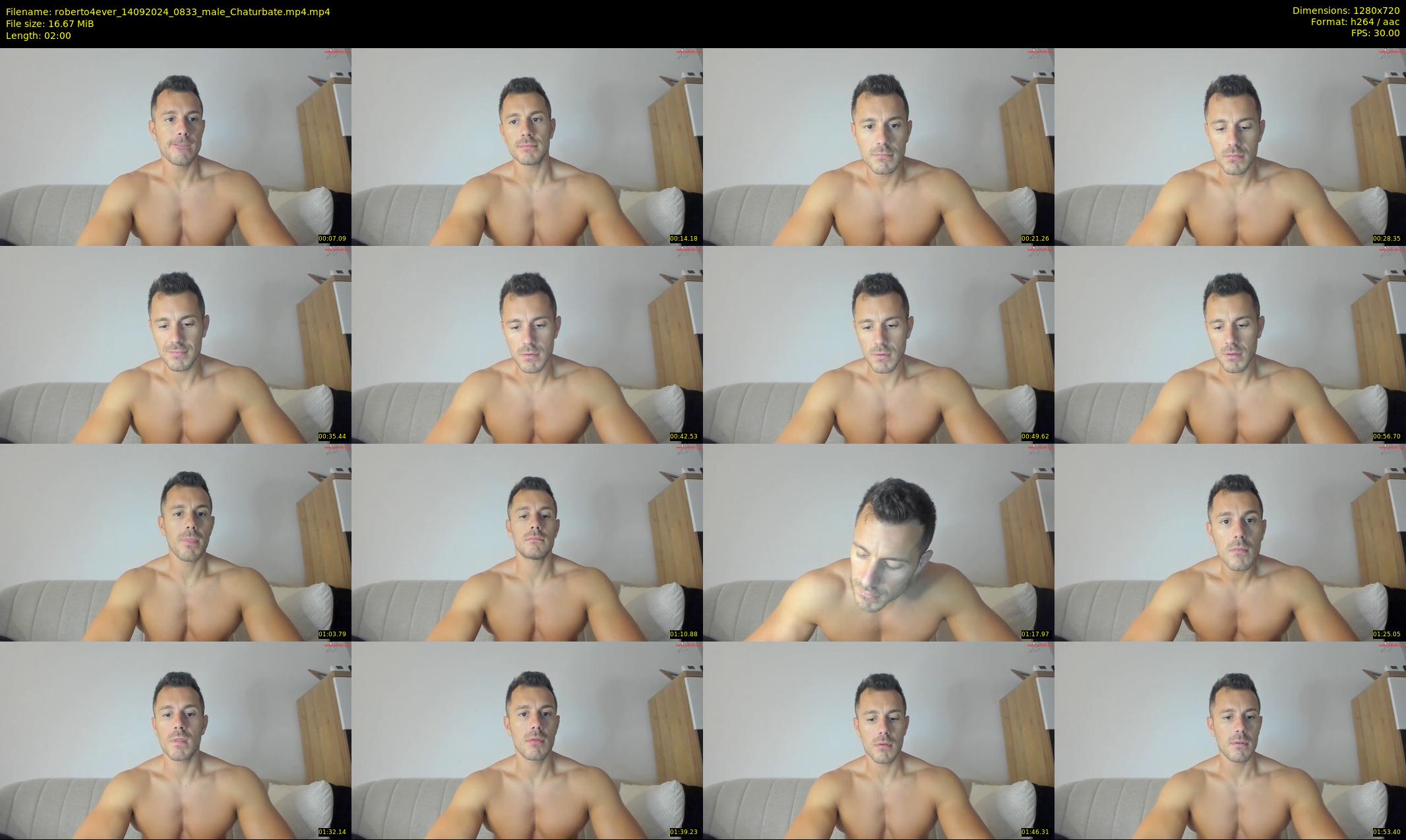 roberto4ever — 2 minute Chaturbate male cam show recording, 720p, Sep 14, 2024