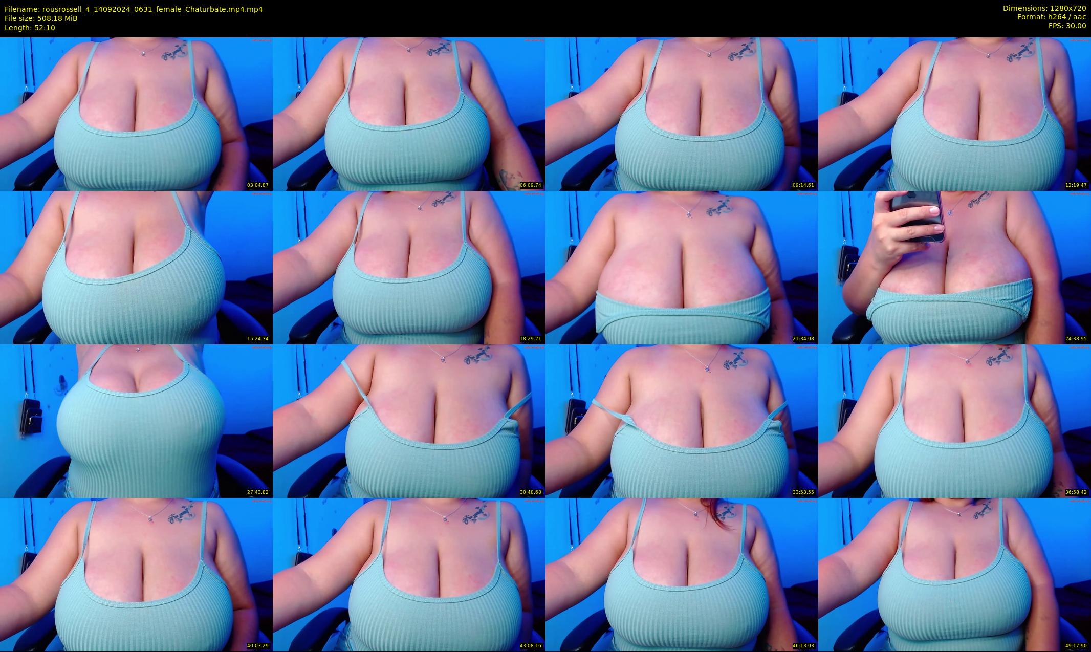 rousrossell_4 — 53 minute Chaturbate female cam show recording, 720p, Sep 14, 2024