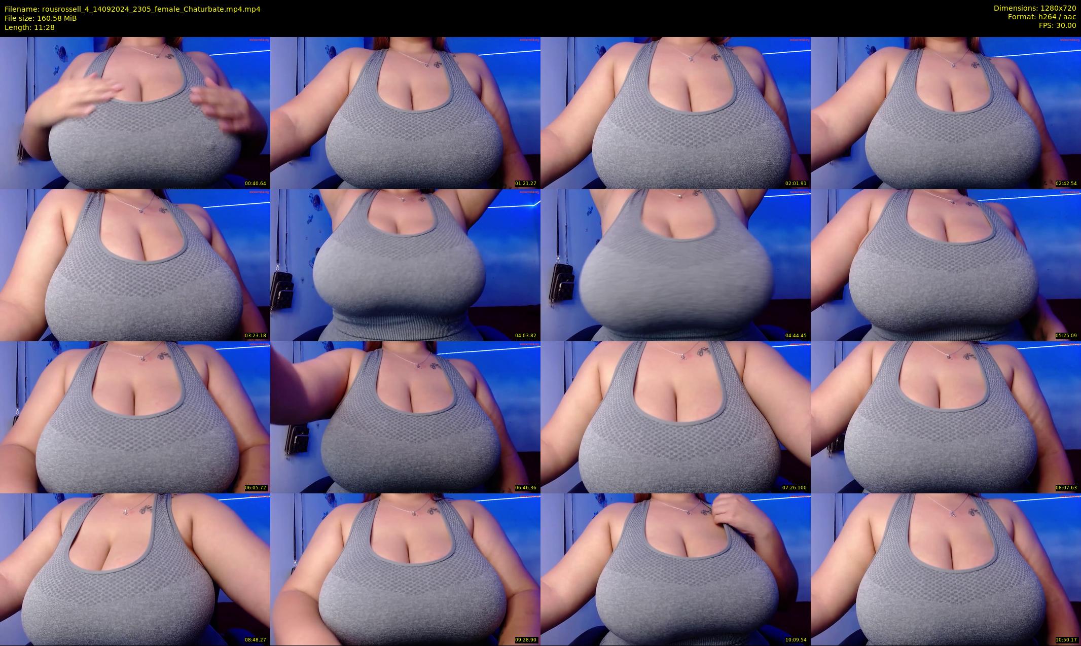 rousrossell_4 — 12 minute Chaturbate female cam show recording, 720p, Sep 14, 2024