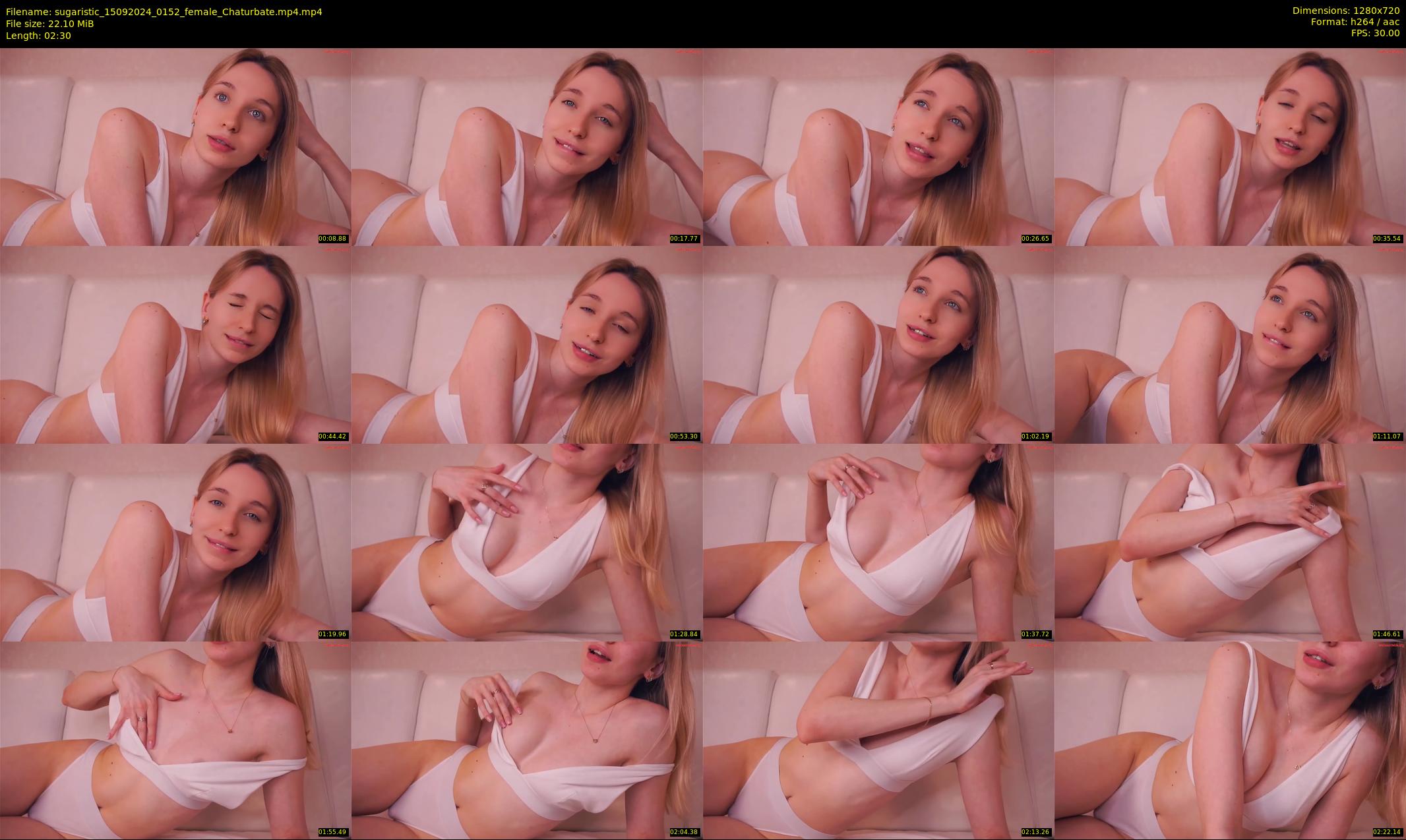 sugaristic — 3 minute Chaturbate female cam show recording, 720p, Sep 15, 2024