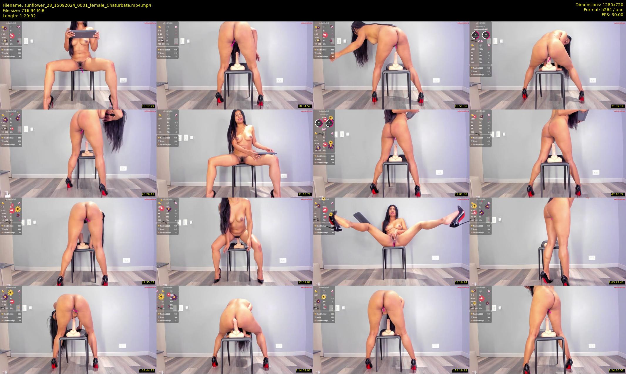 sunflower_28 — 90 minute Chaturbate female cam show recording, 720p, Sep 15, 2024