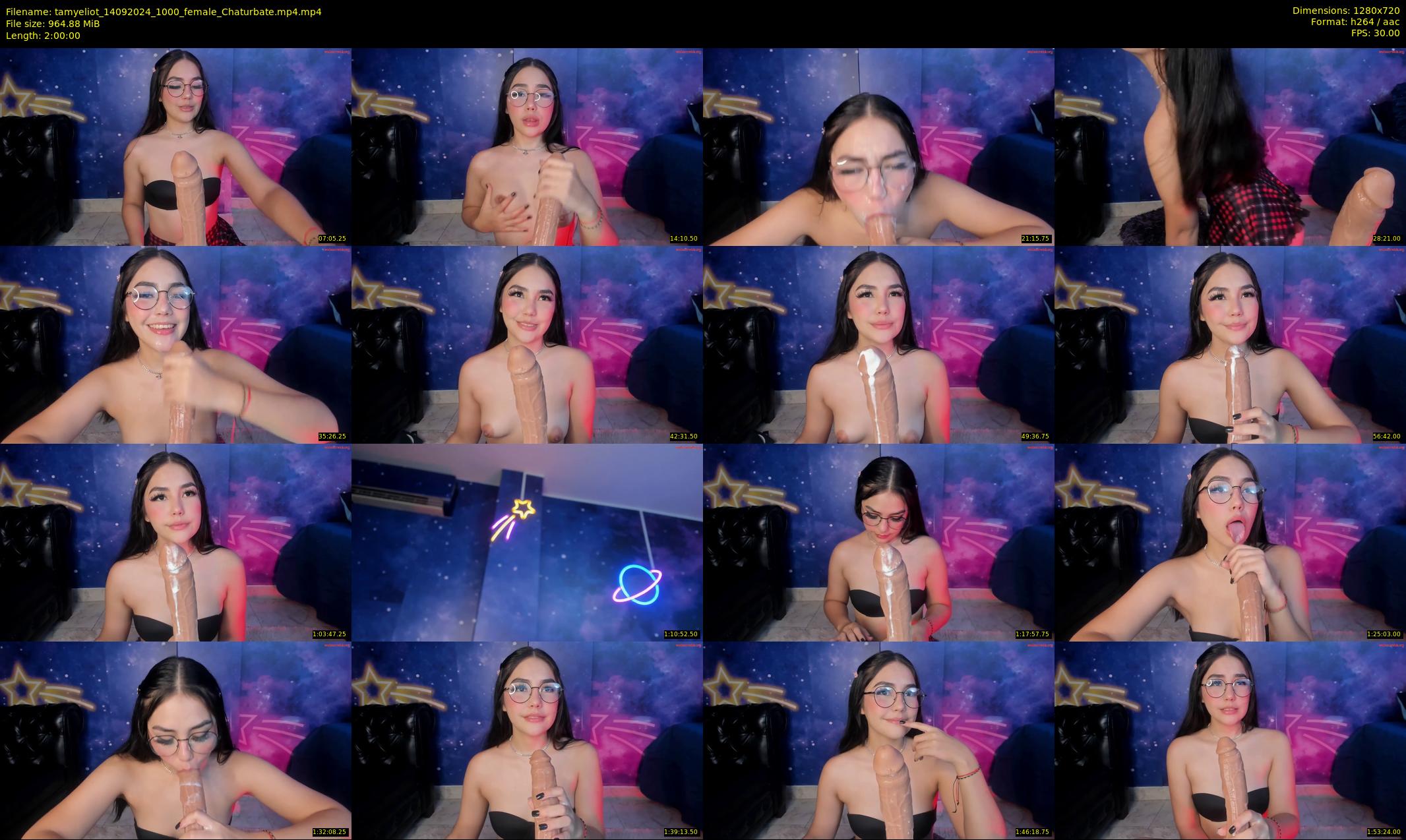 tamyeliot — 120 minute Chaturbate female cam show recording, 720p, Sep 14, 2024