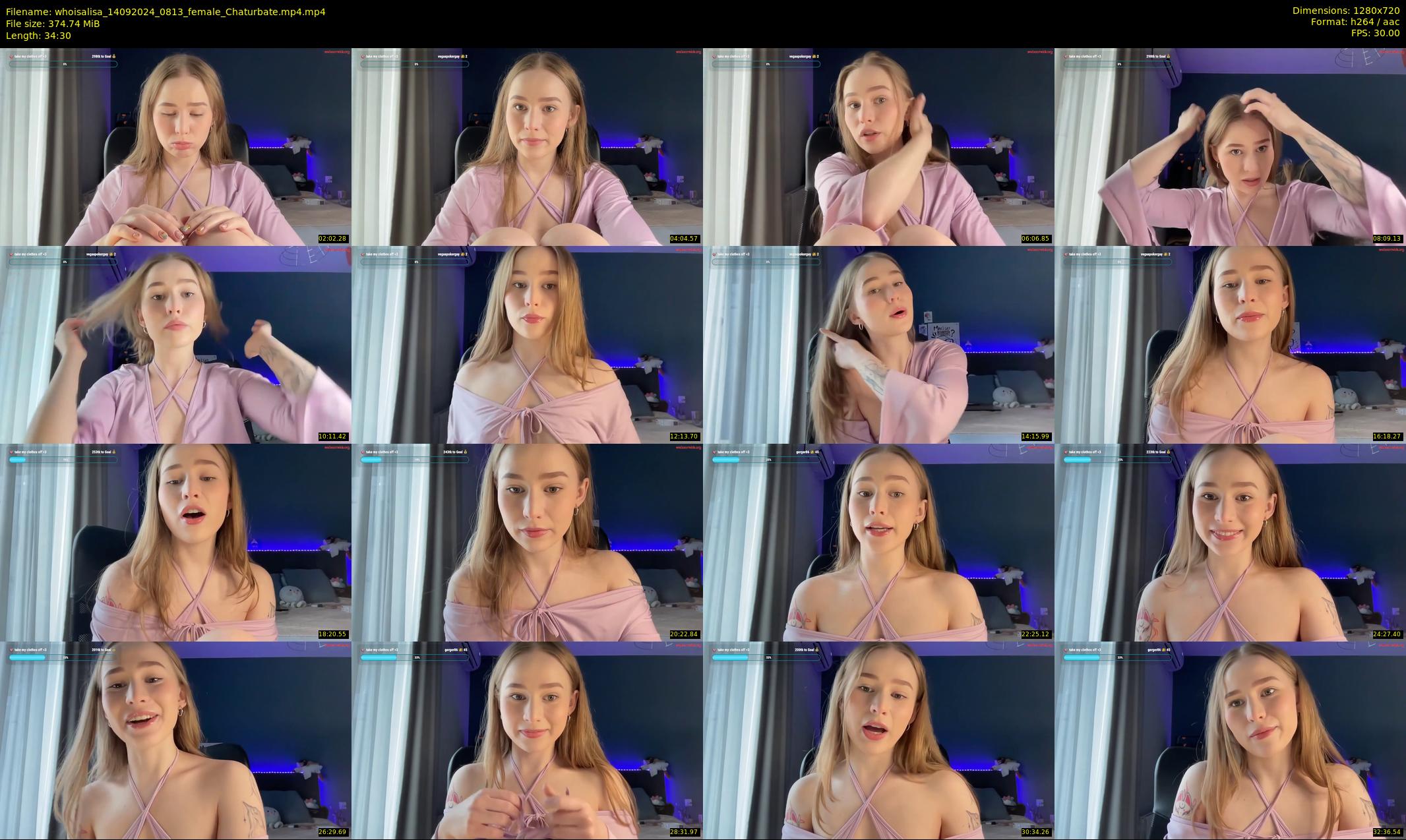 whoisalisa — 35 minute Chaturbate female cam show recording, 720p, Sep 14, 2024