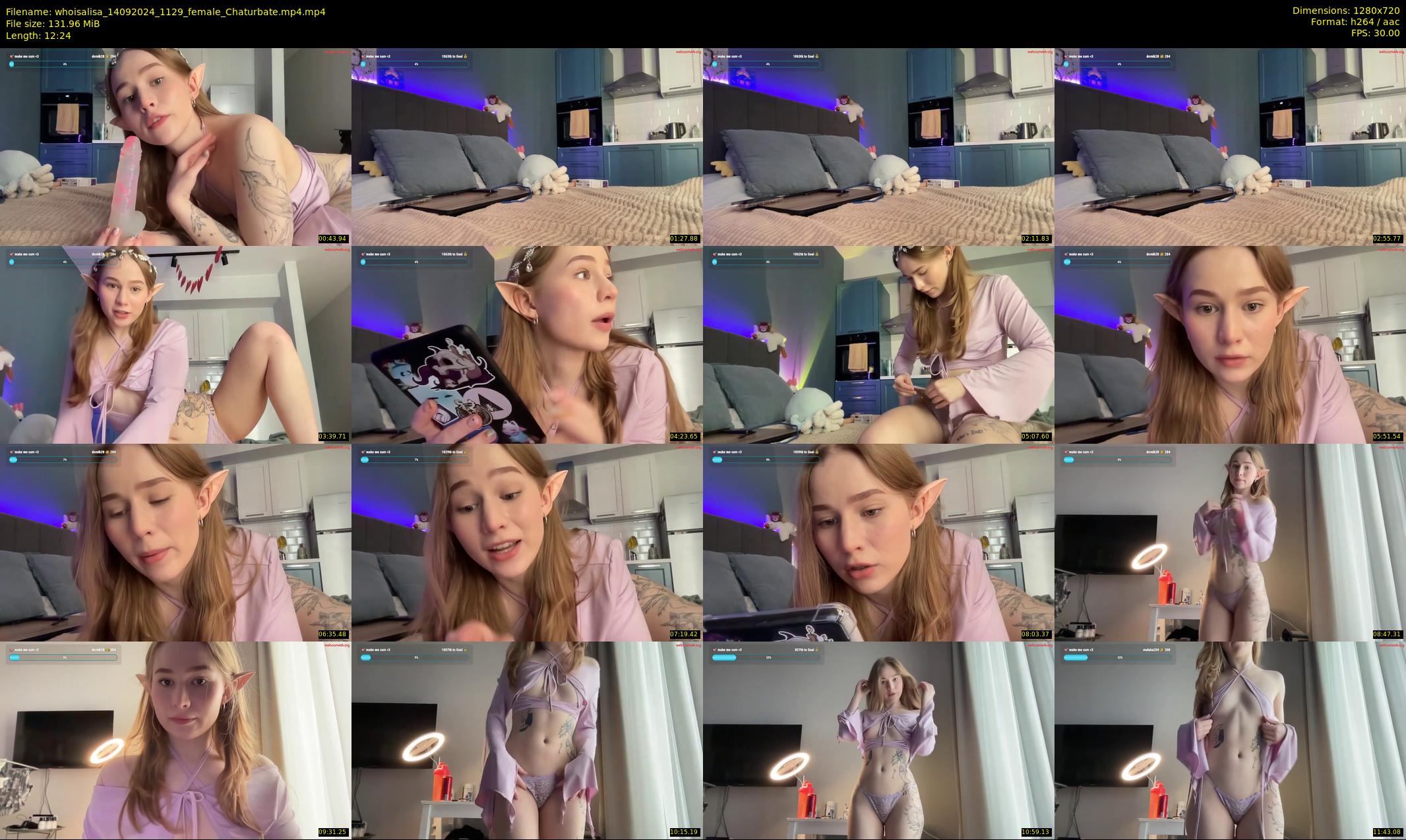 whoisalisa — 13 minute Chaturbate female cam show recording, 720p, Sep 14, 2024