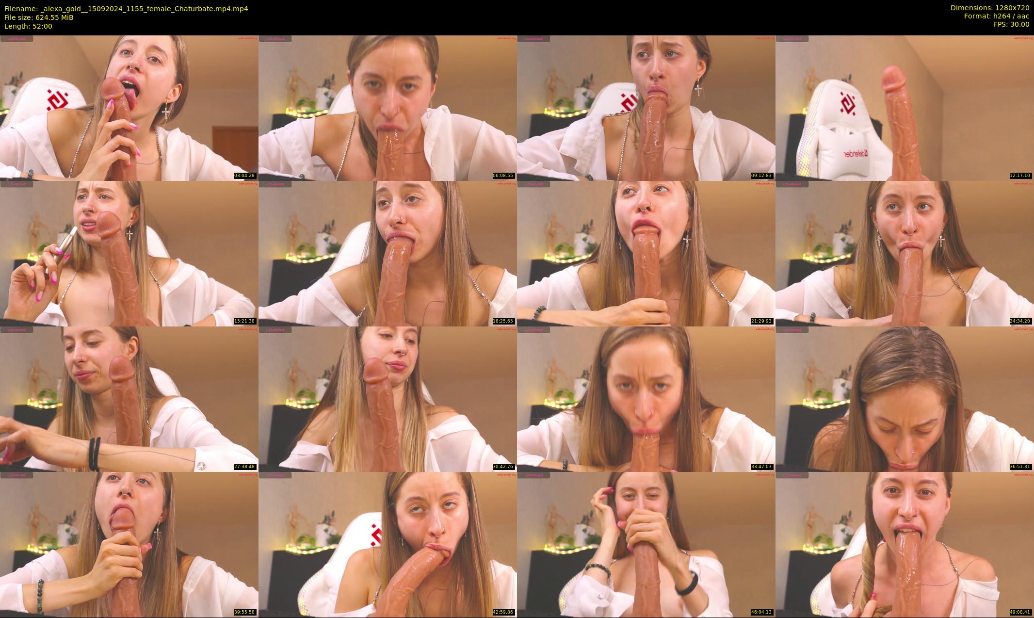 _alexa_gold_ — 52 minute Chaturbate female cam show recording, 720p, Sep 15, 2024