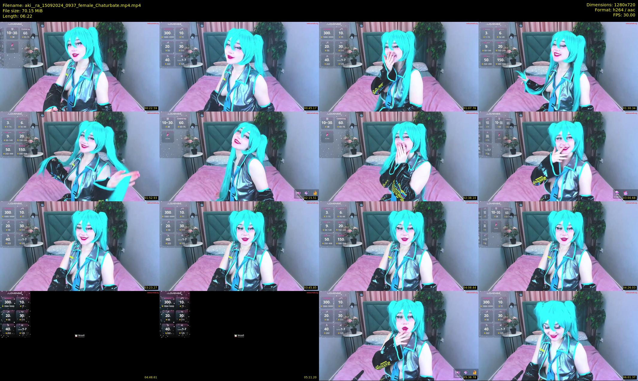 aki__ra — 7 minute Chaturbate female cam show recording, 720p, Sep 15, 2024