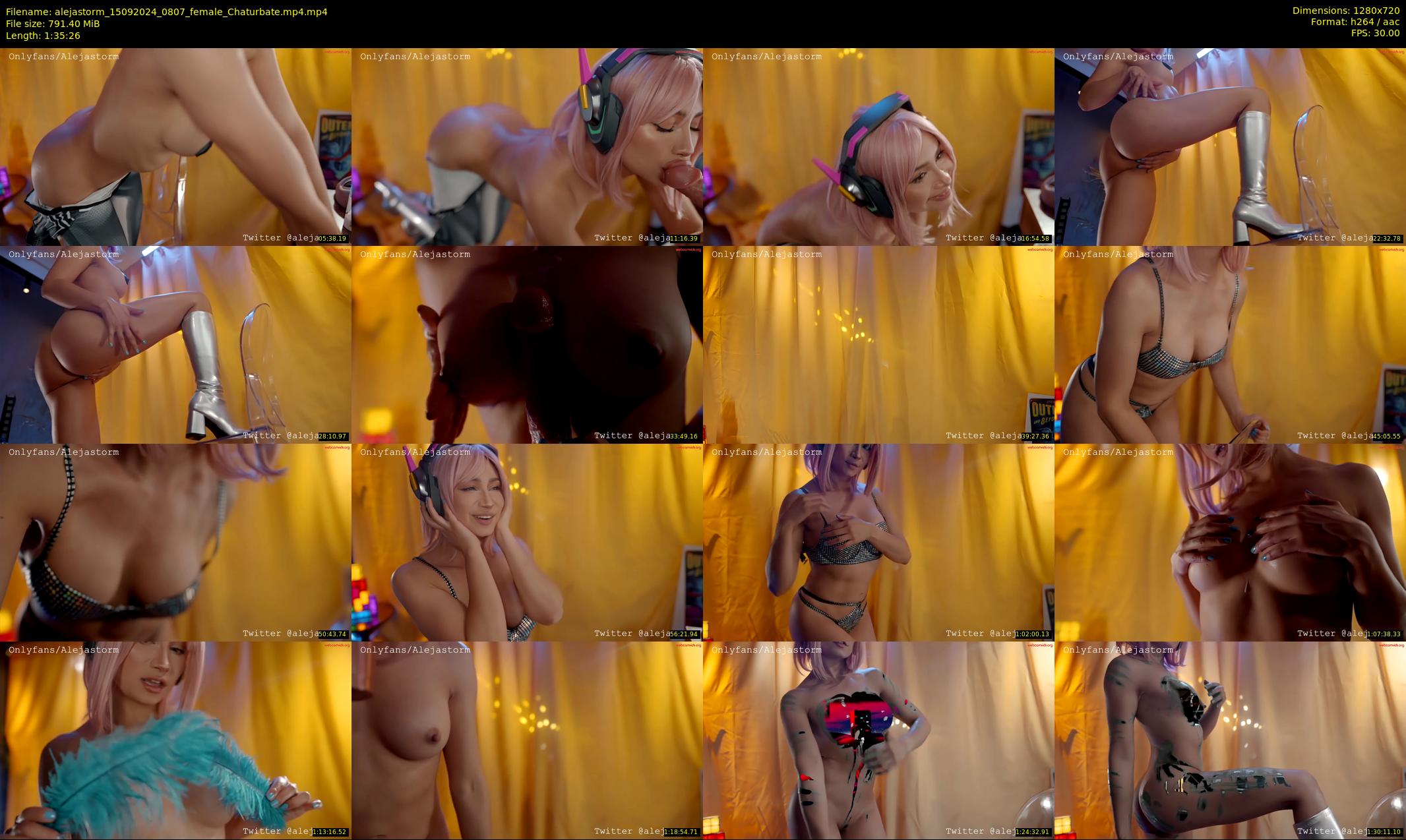 alejastorm — 96 minute Chaturbate female cam show recording, 720p, Sep 15, 2024