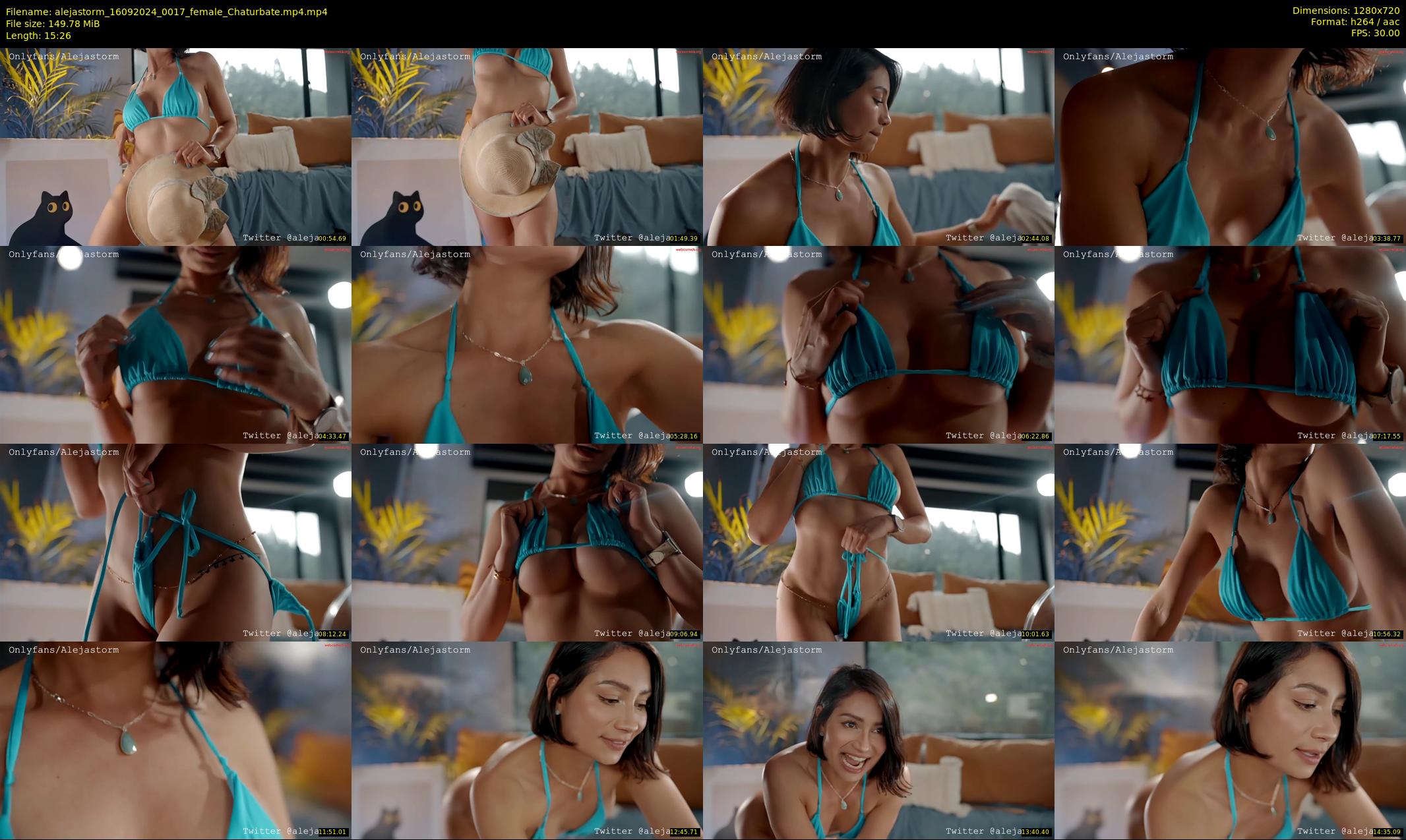 alejastorm — 16 minute Chaturbate female cam show recording, 720p, Sep 16, 2024